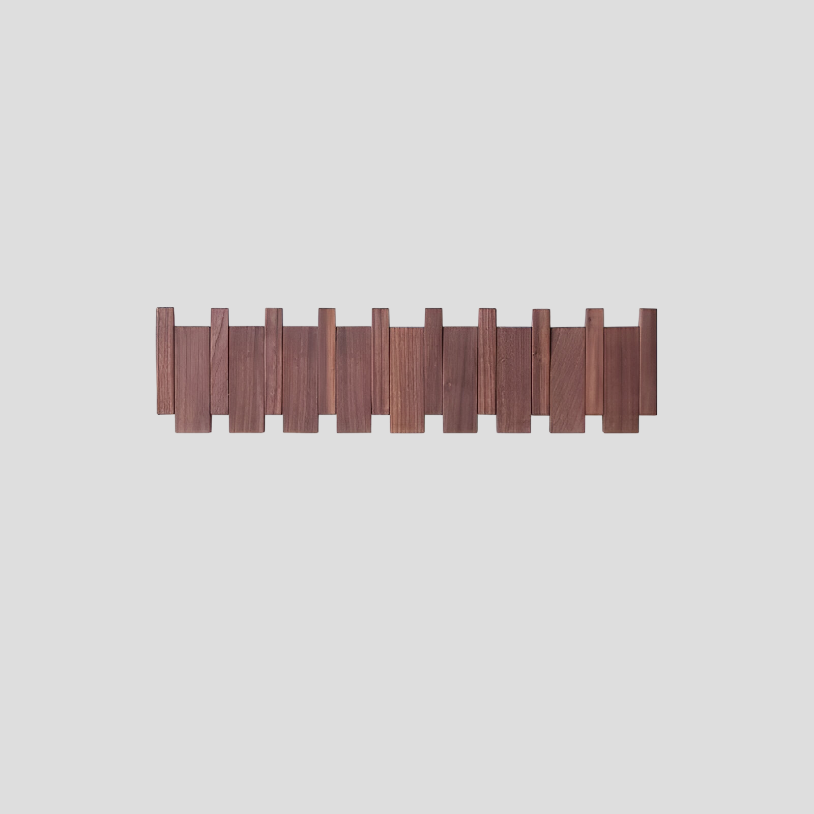 Holz-Wandhaken im Tastatur-Stil – Kreatives Design | Ideal für Flur oder Tür