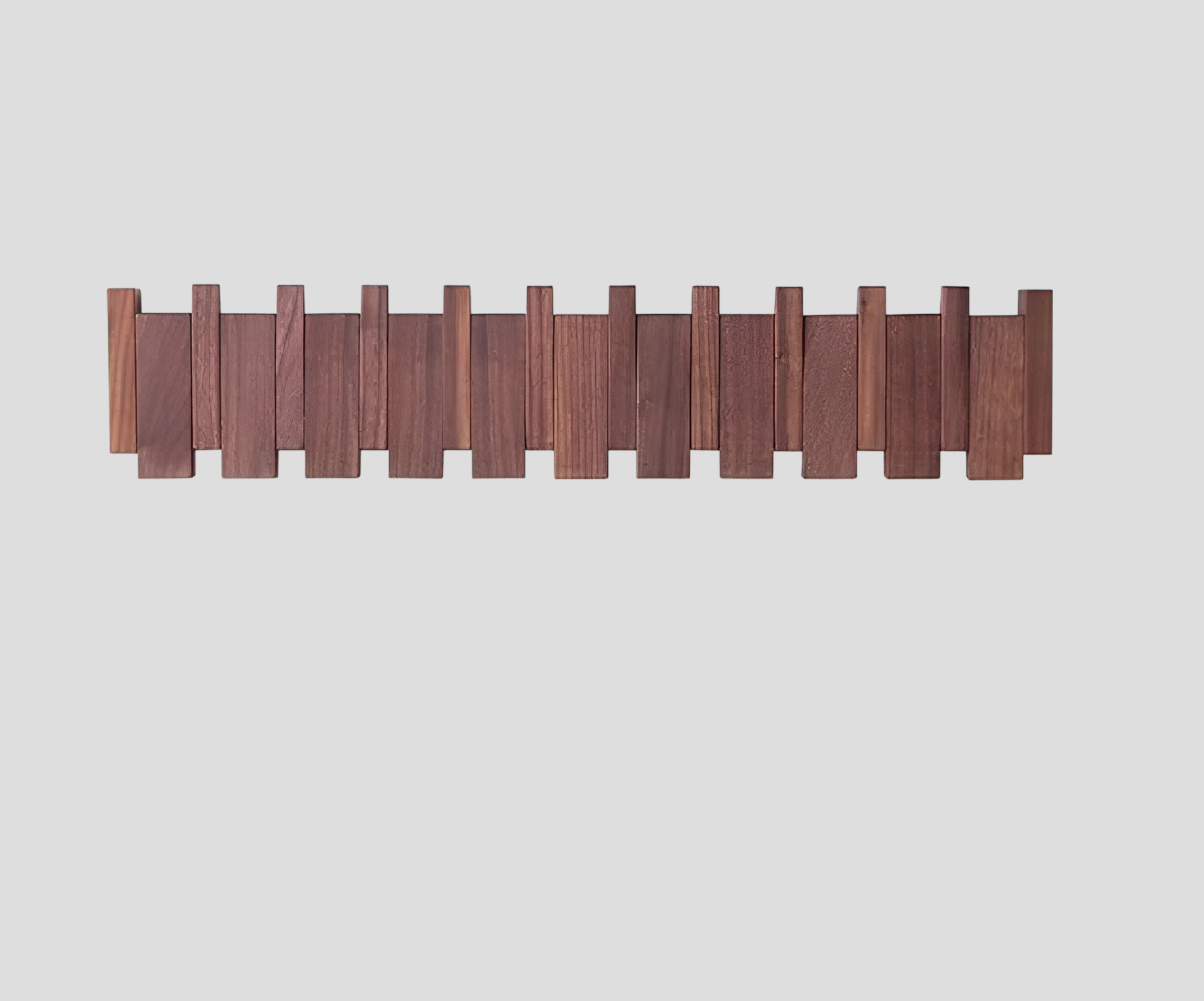 Holz-Wandhaken im Tastatur-Stil – Kreatives Design | Ideal für Flur oder Tür
