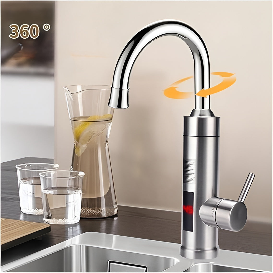 Berührungslose Küchenarmatur – Moderne und Hygienische Wasserhahnlösung | Ideal für Küche