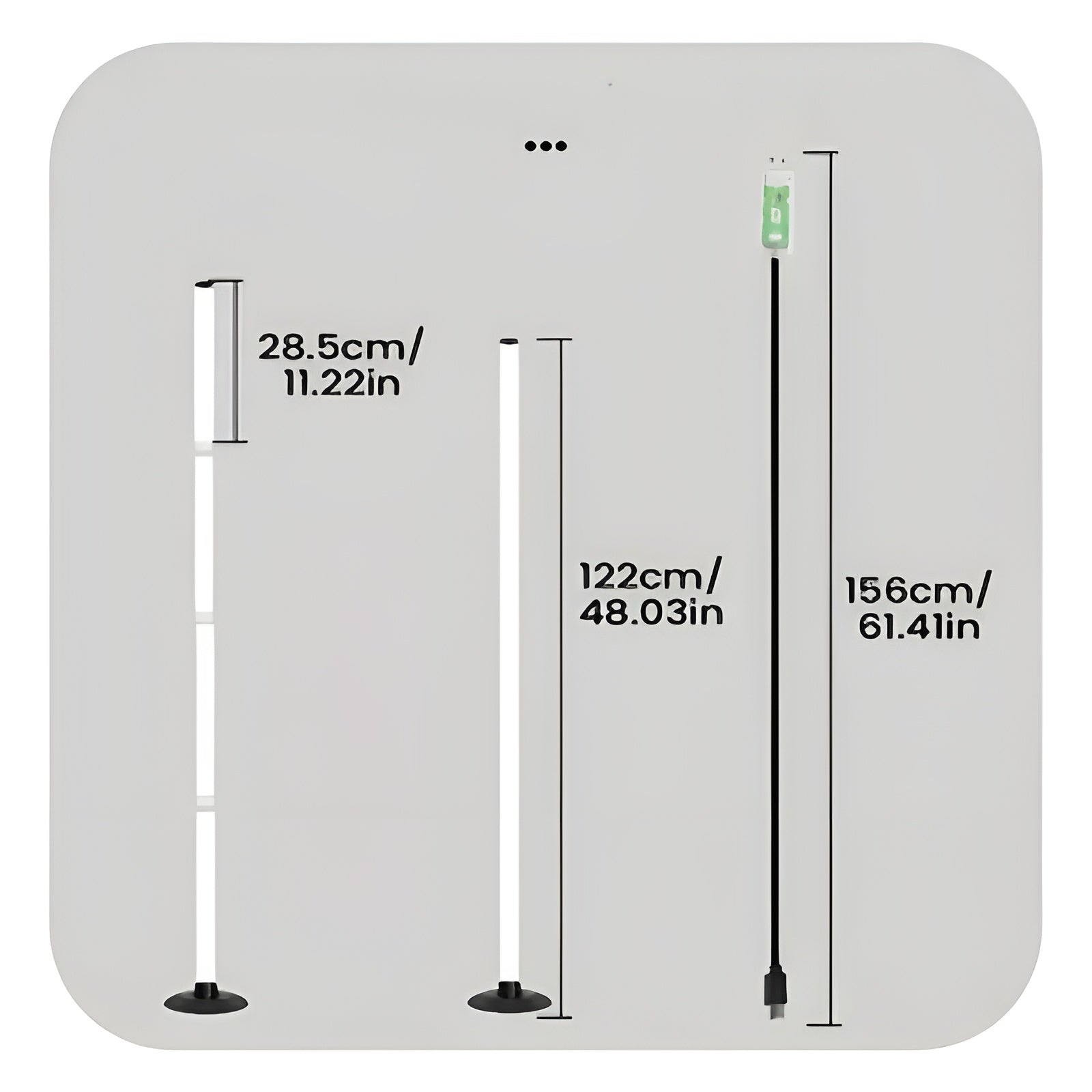 LED-Stehleuchte mit RGBICB-Farbwechsel – Moderne Aluminiumleuchte mit App & Fernbedienung | Dimmbare Stimmungsbeleuchtung für Ihr Zuhause