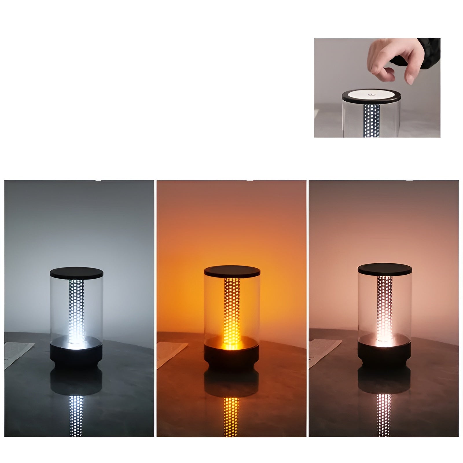 LED-Tischlampe mit Touch – Warmes Stimmungslicht für gemütliche Abende