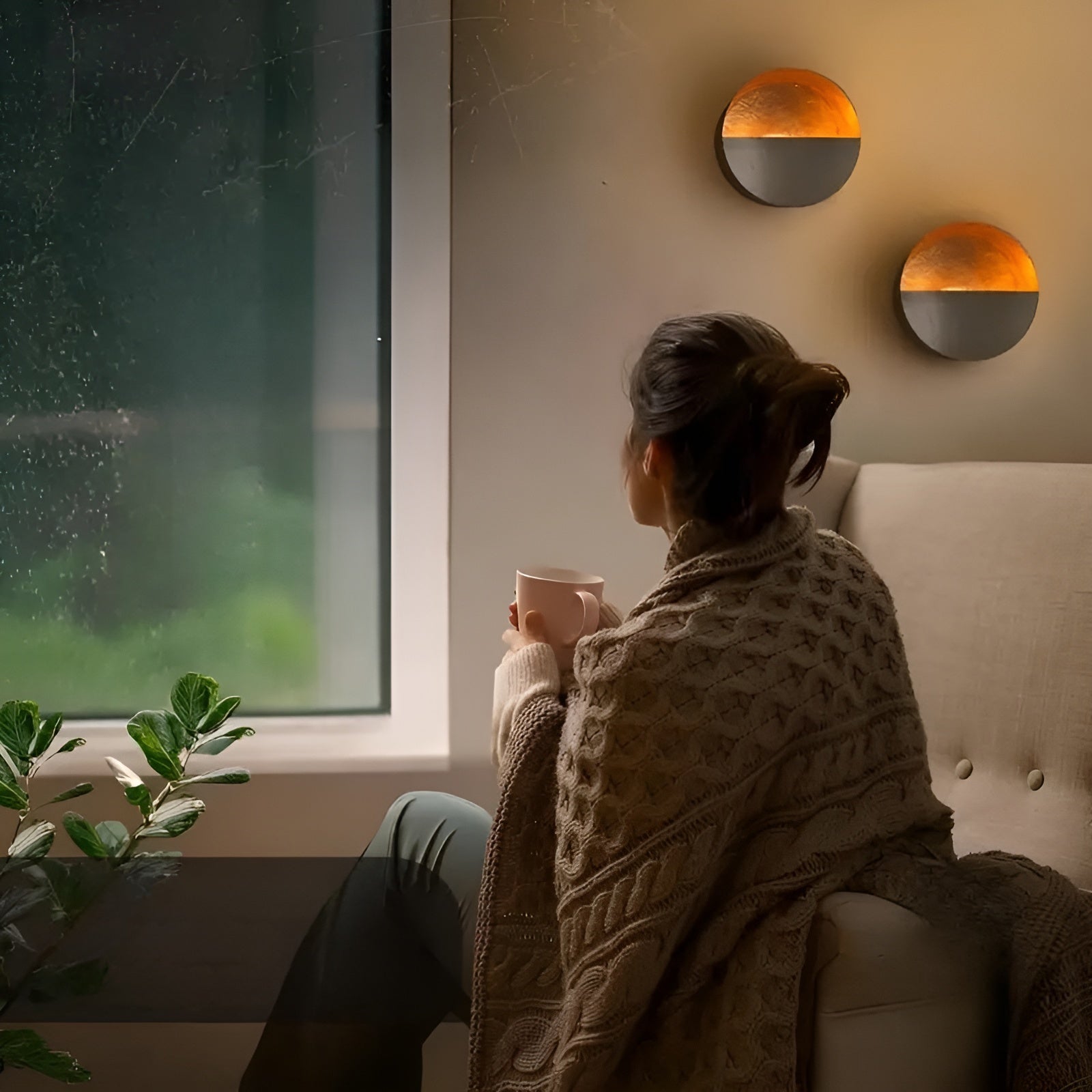 Sonnen- und Mond-Wandkerzenhalter – Elegante Wanddekoration aus Eisen | Stilvolle Beleuchtung für Ihr Zuhause