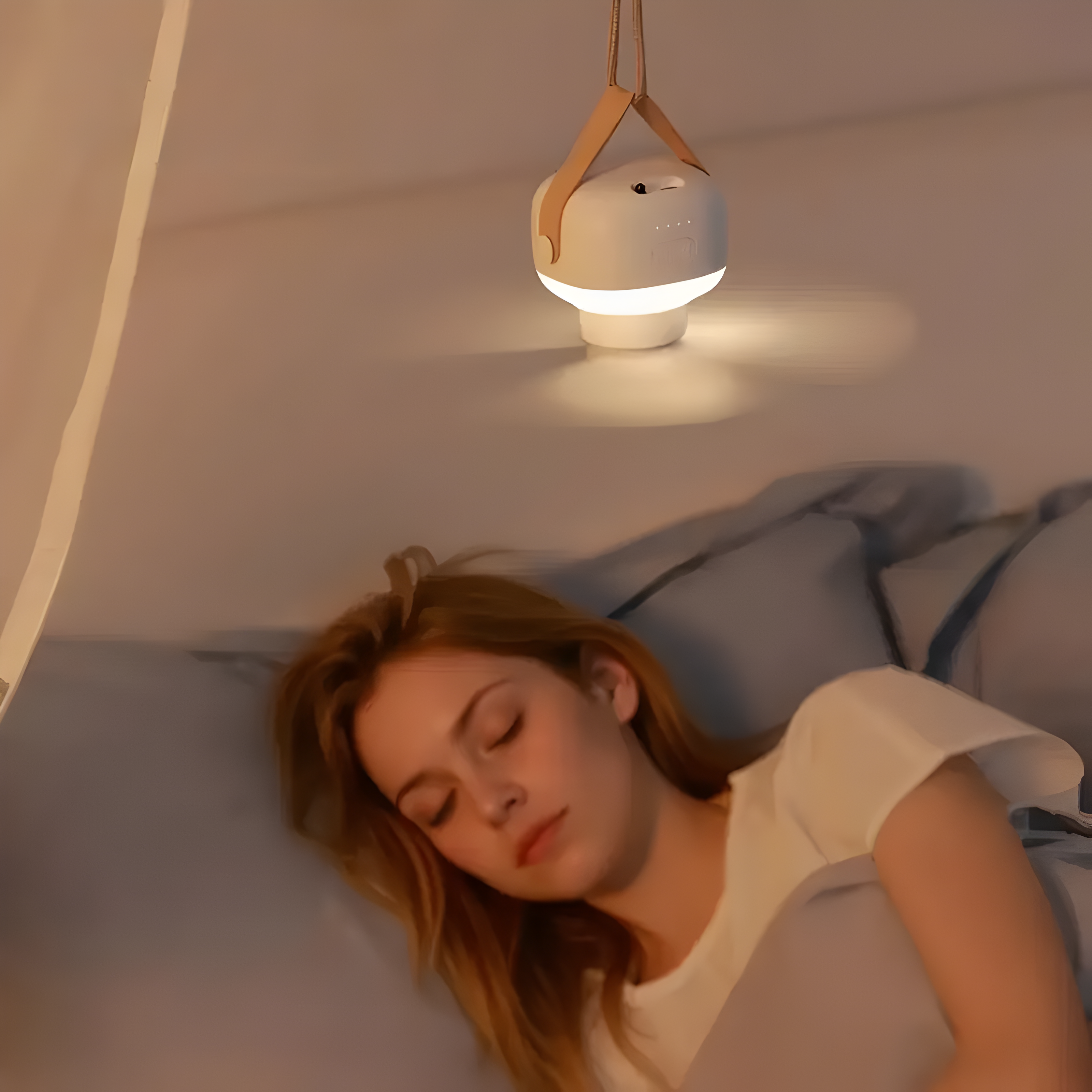 BreezeNova - Tragbare Deckenventilatorleuchte mit Fernbedienung