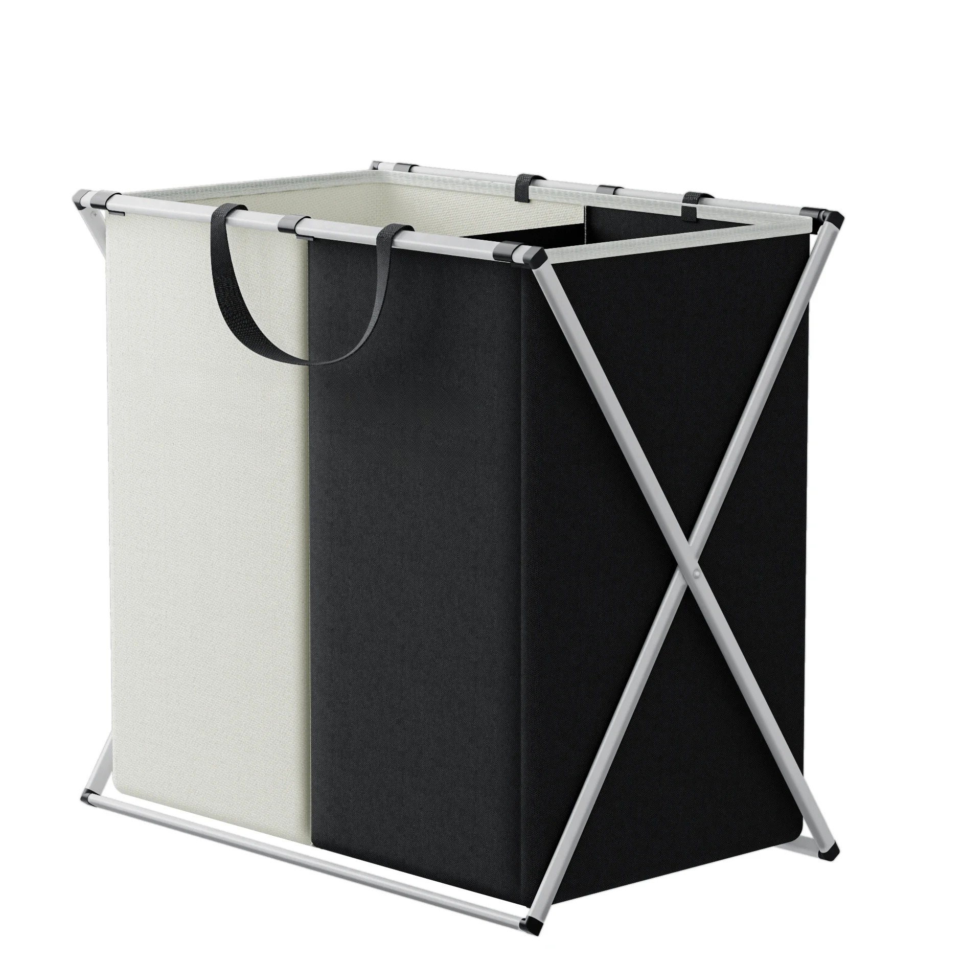 Wäschekorb mit 3 Ebenen – Faltbar und Wasserdicht | Großer Wäschesammler für Bad & Schlafzimmer