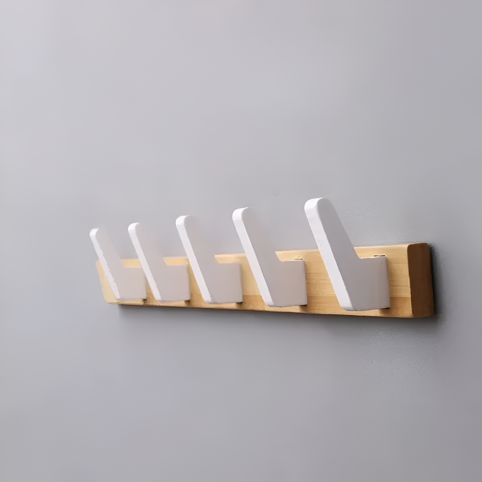 TimberTouch Hook - Bambus Holz Wandkleiderbügel