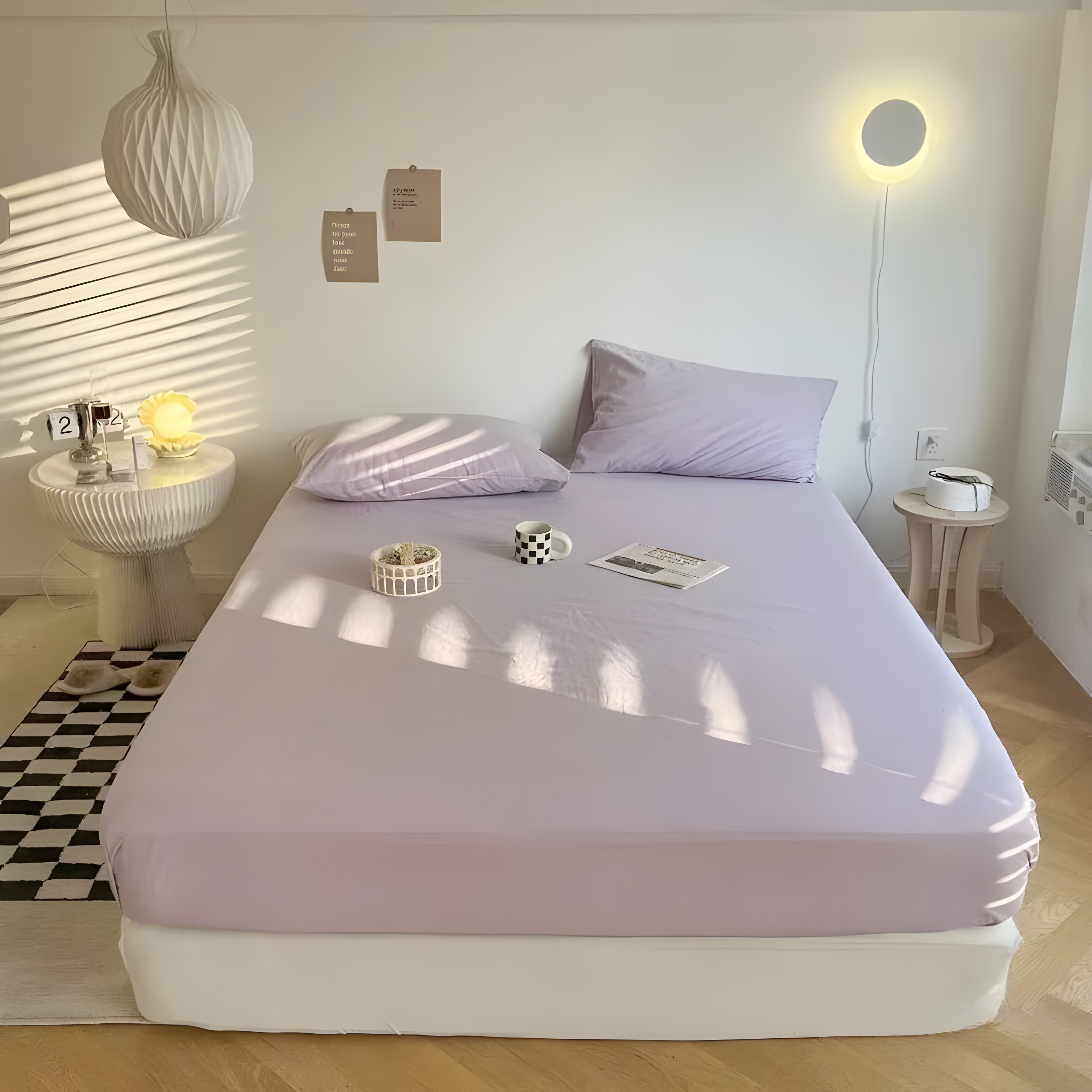 IvoryHaven Bedding - Gewaschene Baumwolle Bettlaken