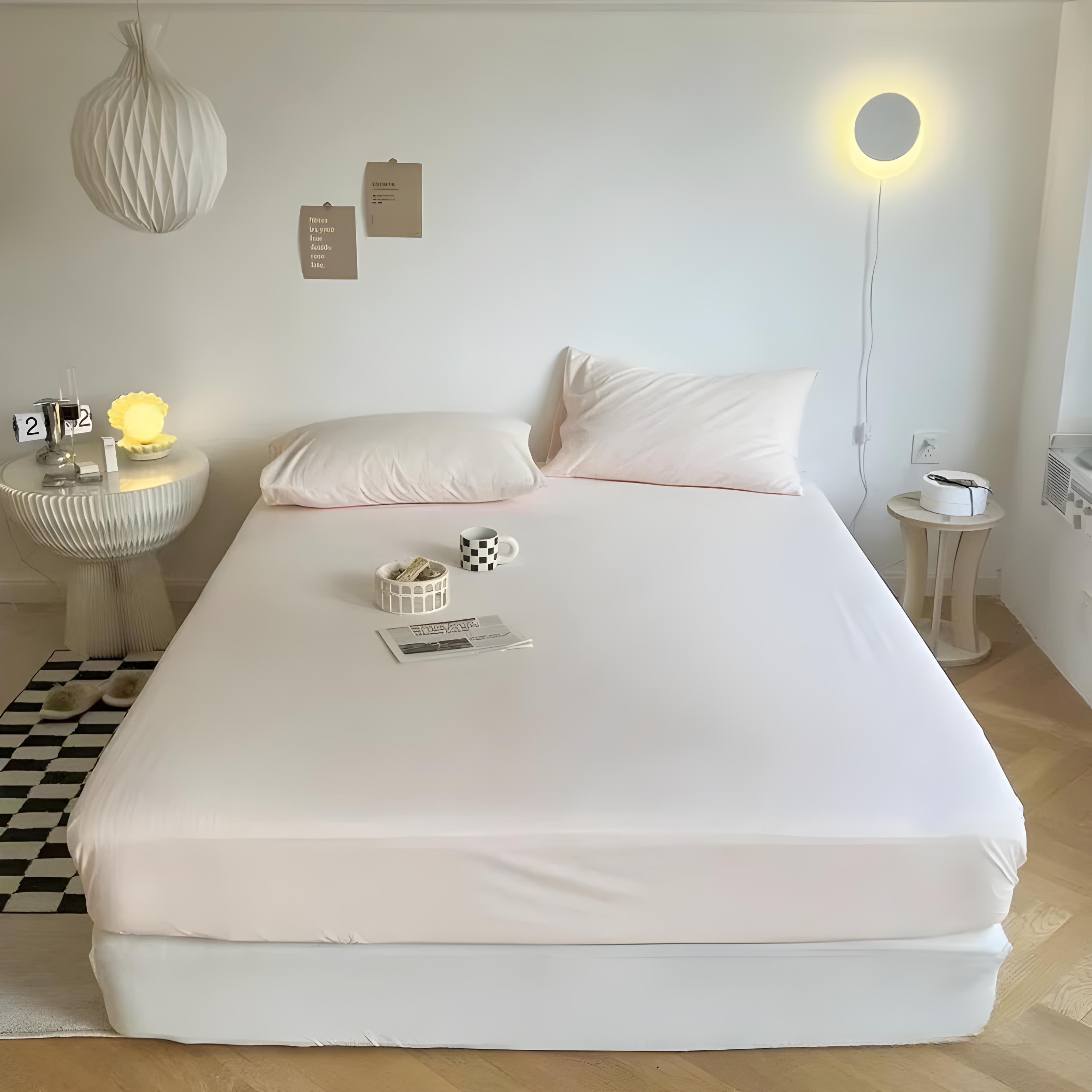 IvoryHaven Bedding - Gewaschene Baumwolle Bettlaken