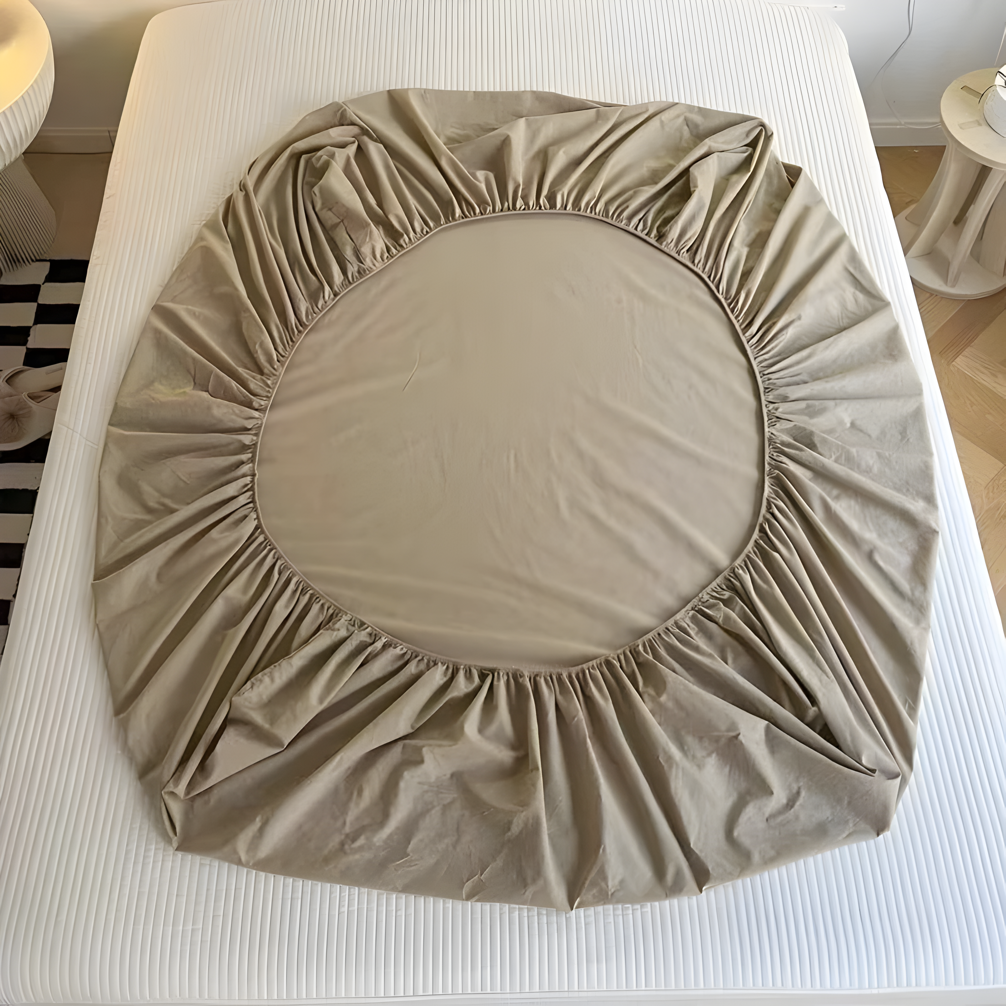 IvoryHaven Bedding - Gewaschene Baumwolle Bettlaken