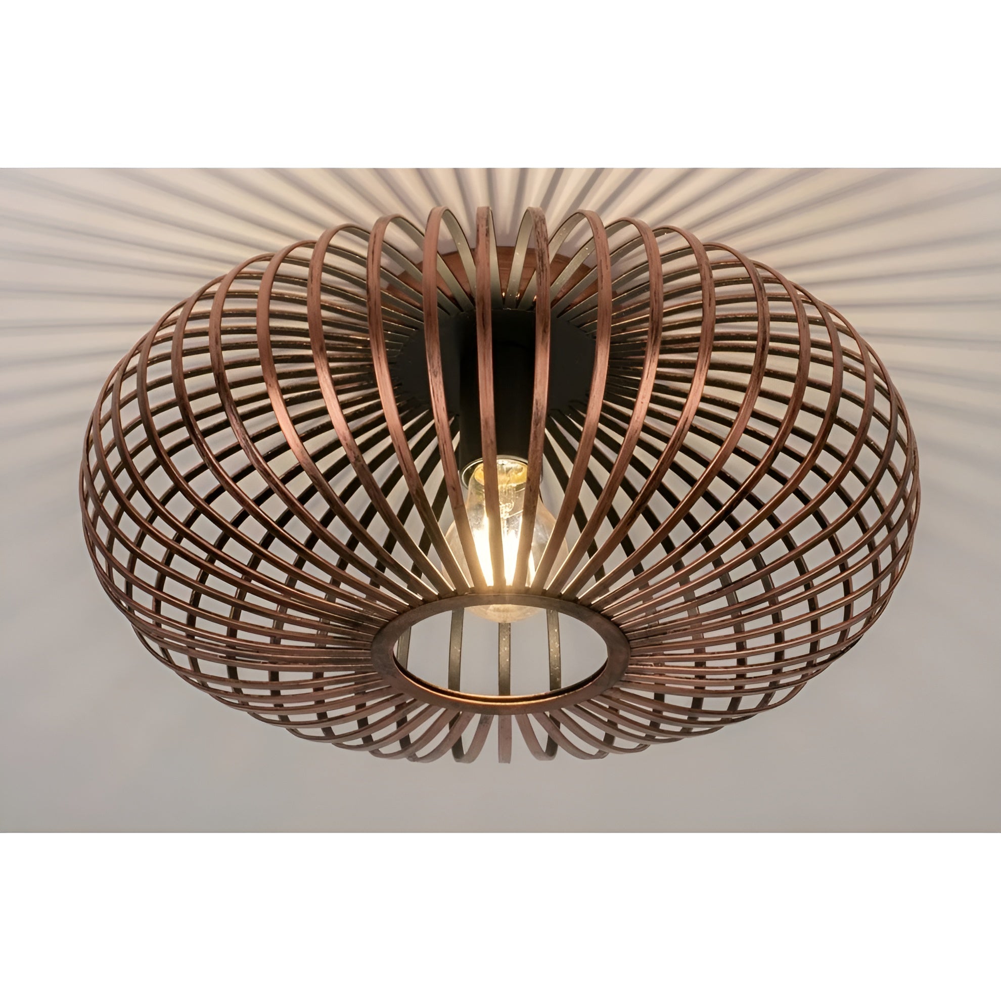 Industrielle Deckenleuchte im Laternen-Design – Dekorative Lampe für Flur, Balkon, Wohnzimmer & Esszimmer