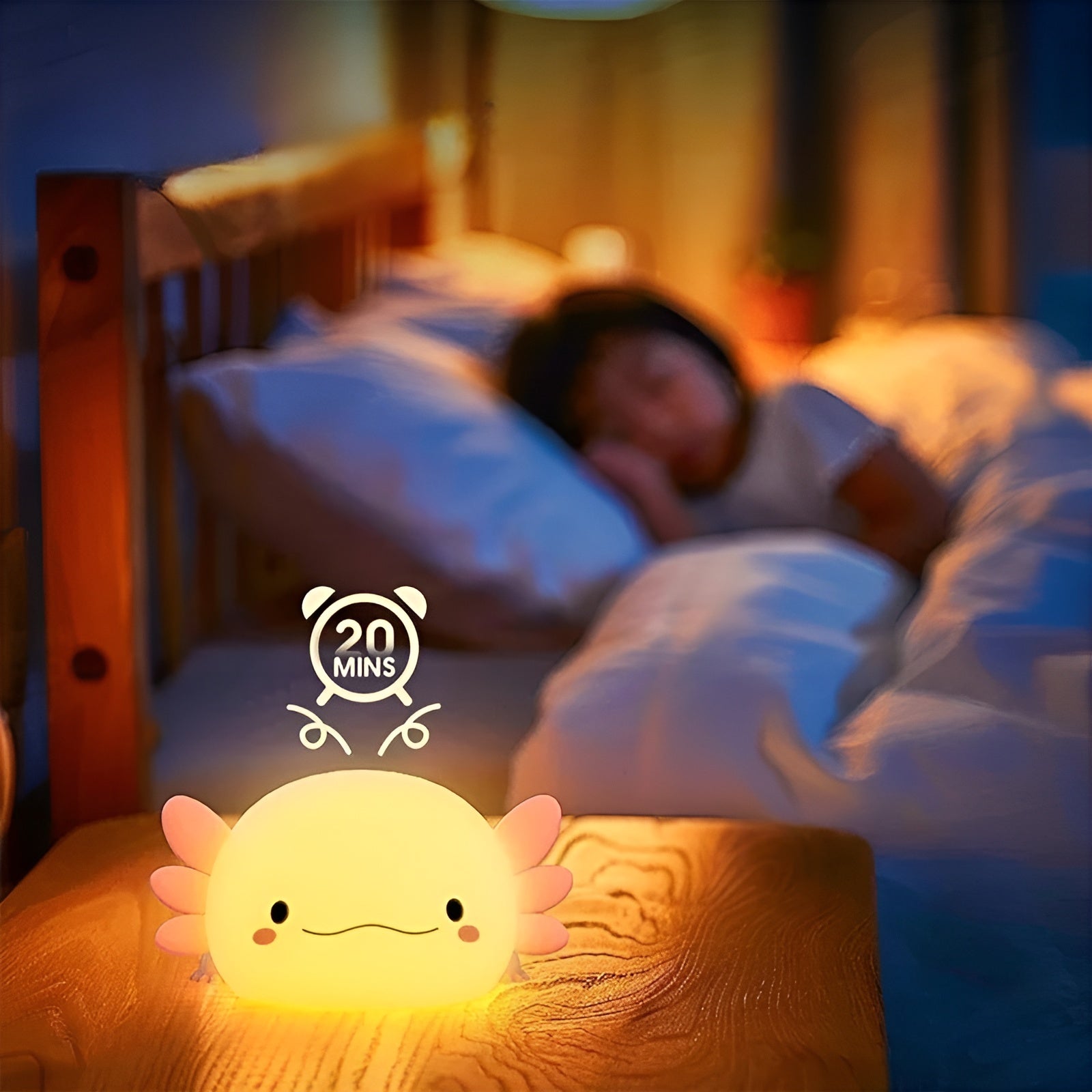 Kinder-Nachttischlampe in Rosa – Perfekt als Nachtlicht für Mädchenzimmer