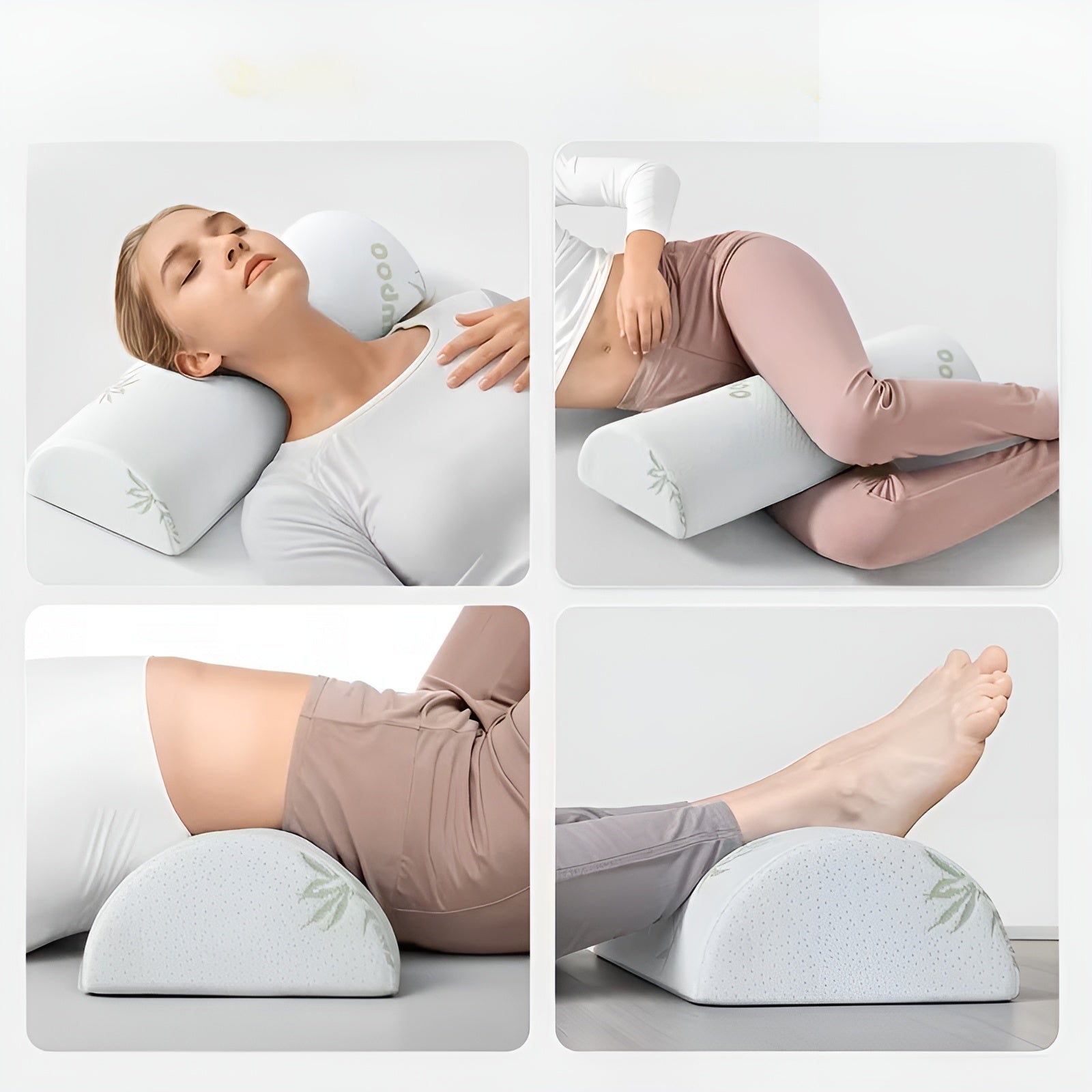 Halbmond Nackenkissen – Ergonomisch & Stützend | Für Nacken- und Rückenentlastung - Kissen