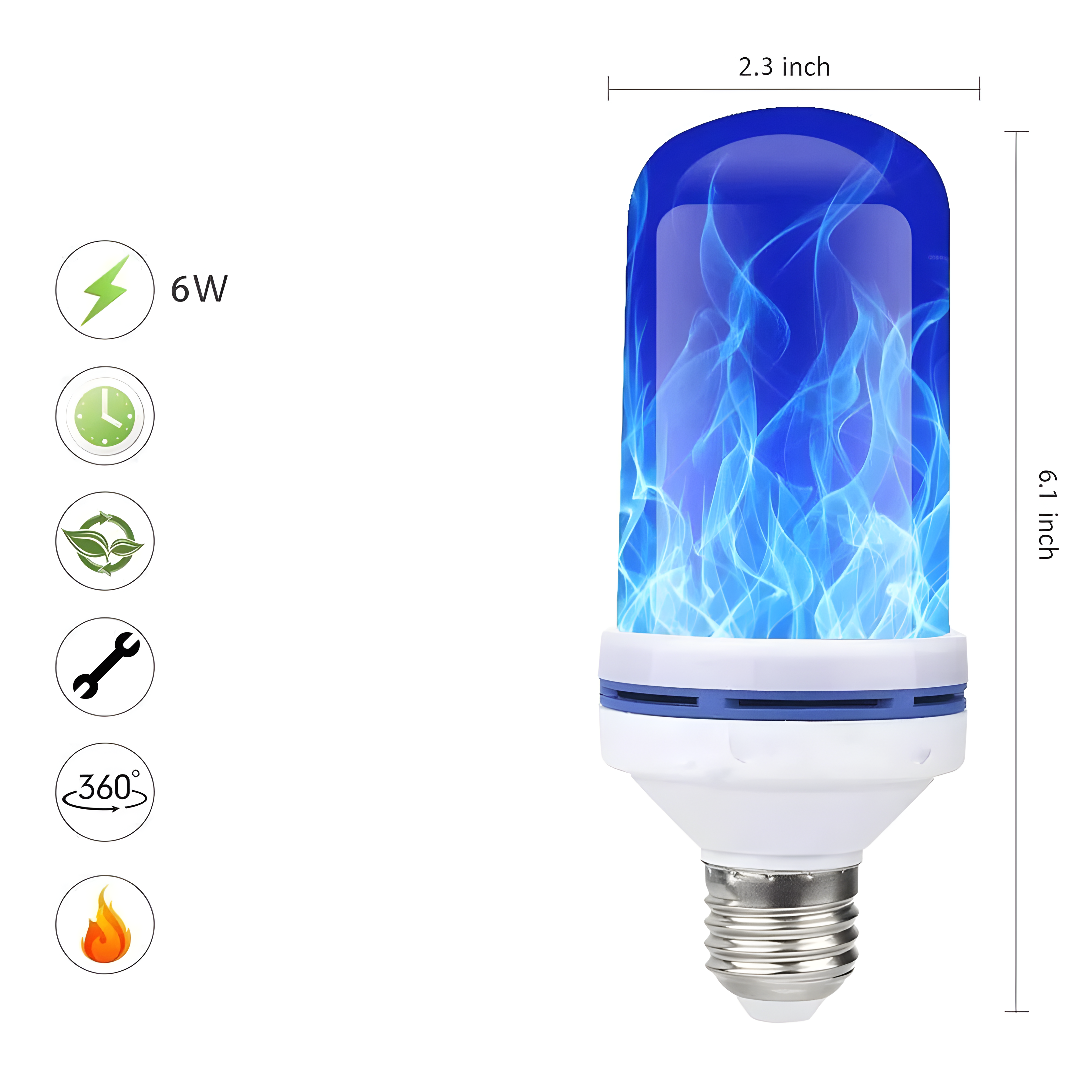 FlameGlow Light – Dekorative LED-Flammenbirnen