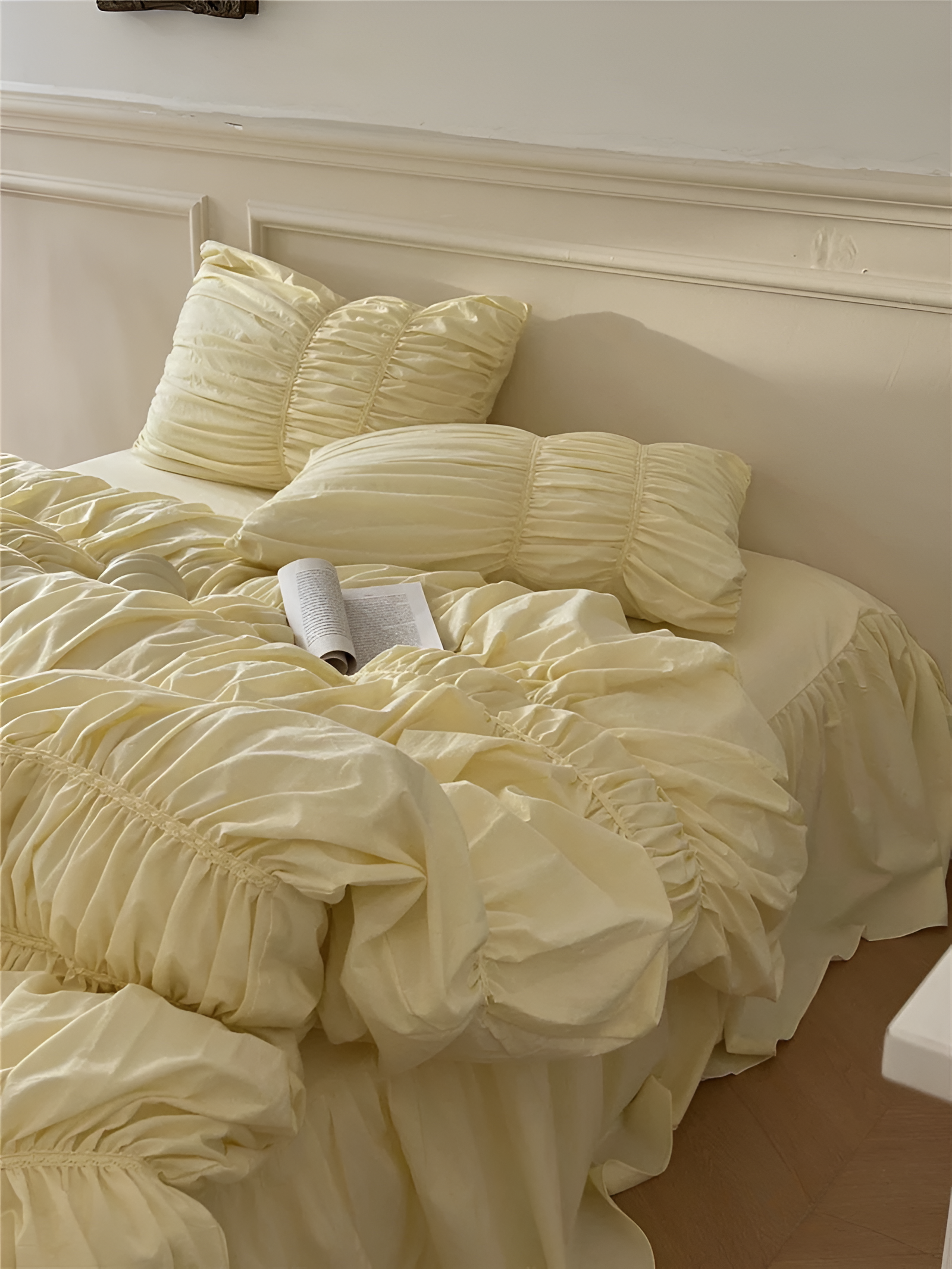 EtherealLuxe Bettwaren - Royal Beige Bettwäscheset