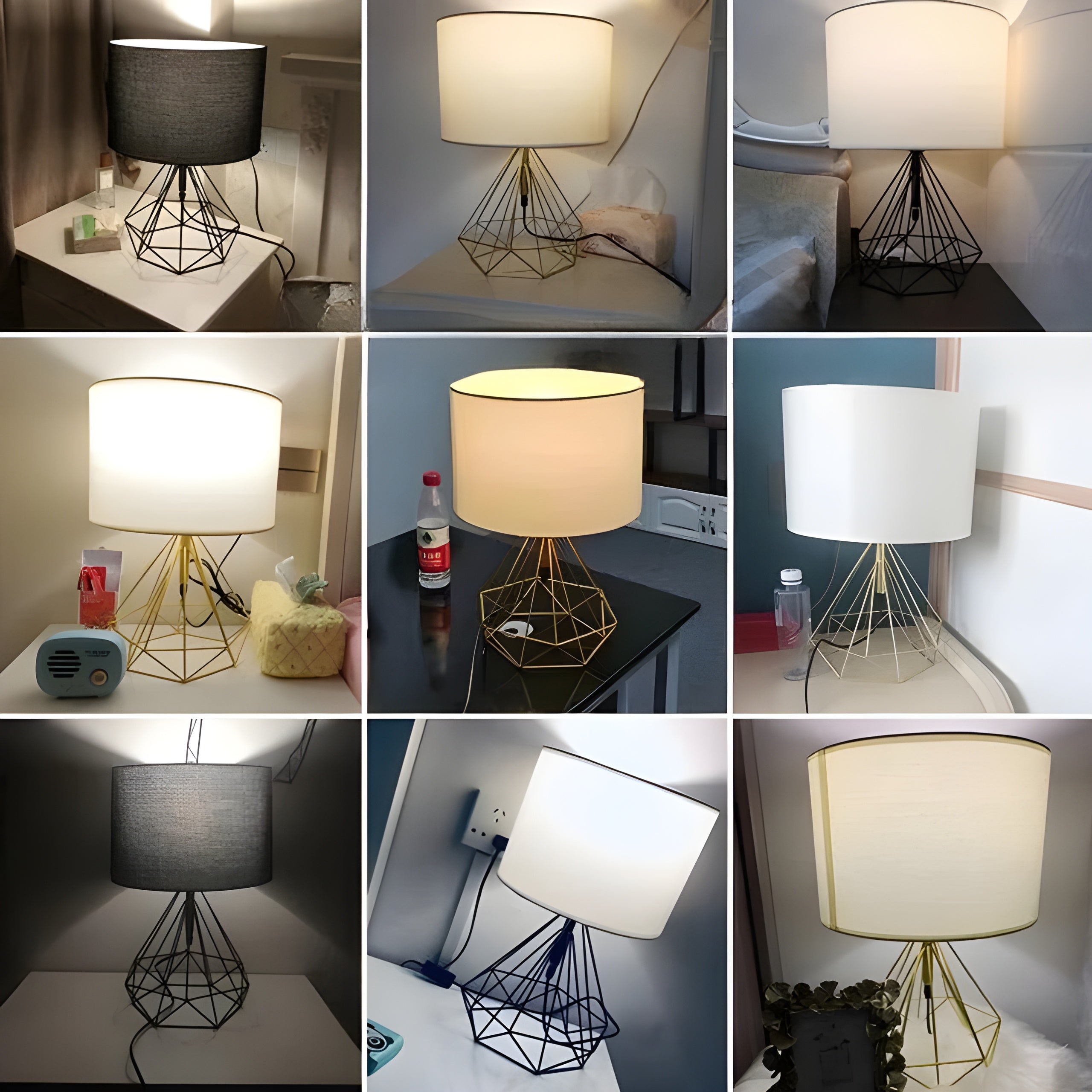 SkandiShade Lamp - Dekorative Tischlampe im skandinavischen Design