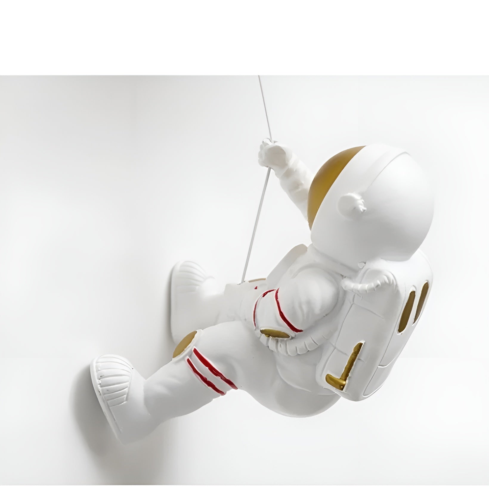 Astronauten-Wandlampe – Dekorative Lampe mit Planet & Glaskugel | Perfekt fürs Kinderzimmer & Nachttisch