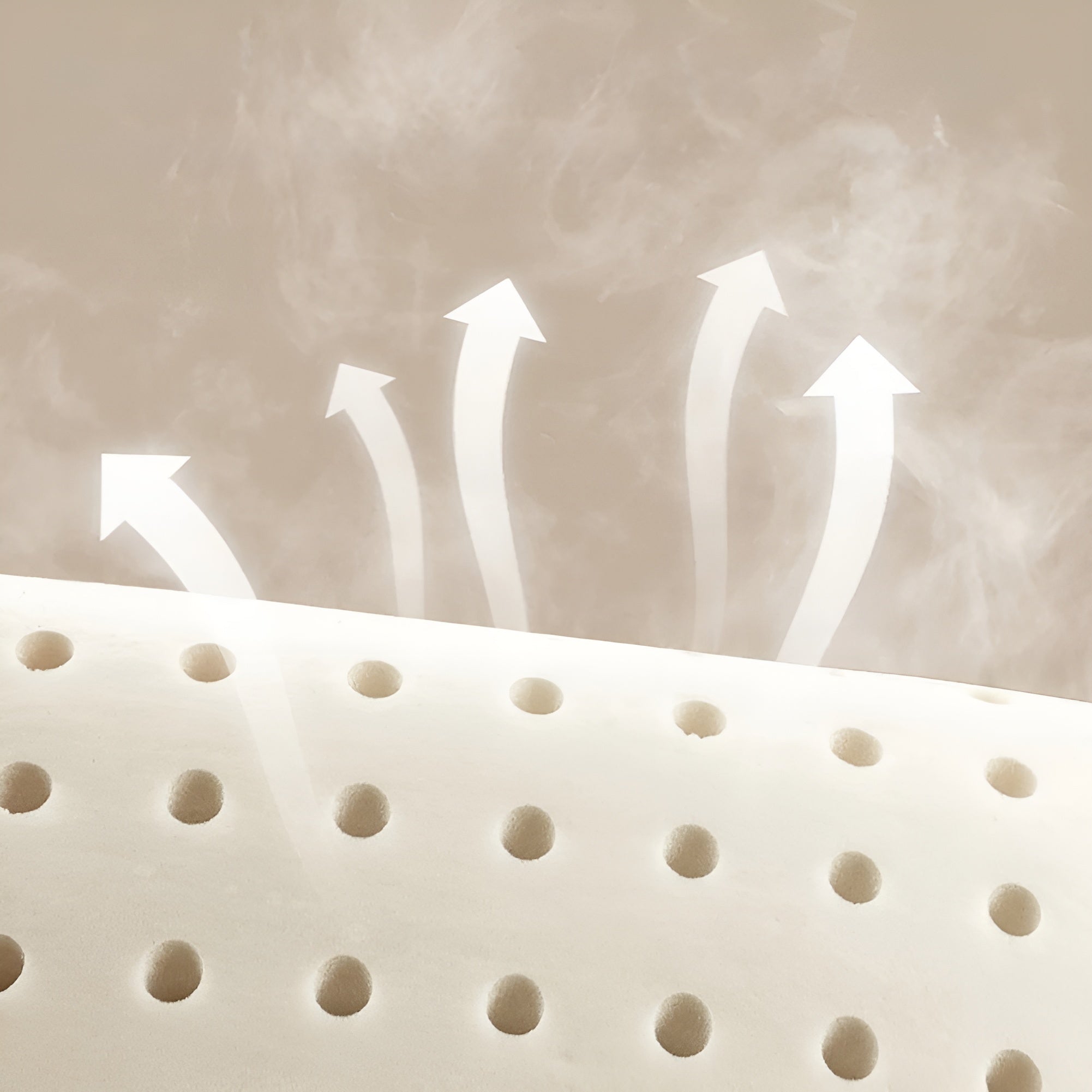 Langsam zurückfederndes Memory-Schaum- Weiches Nackenkissen für Reisen, Camping und Büro.