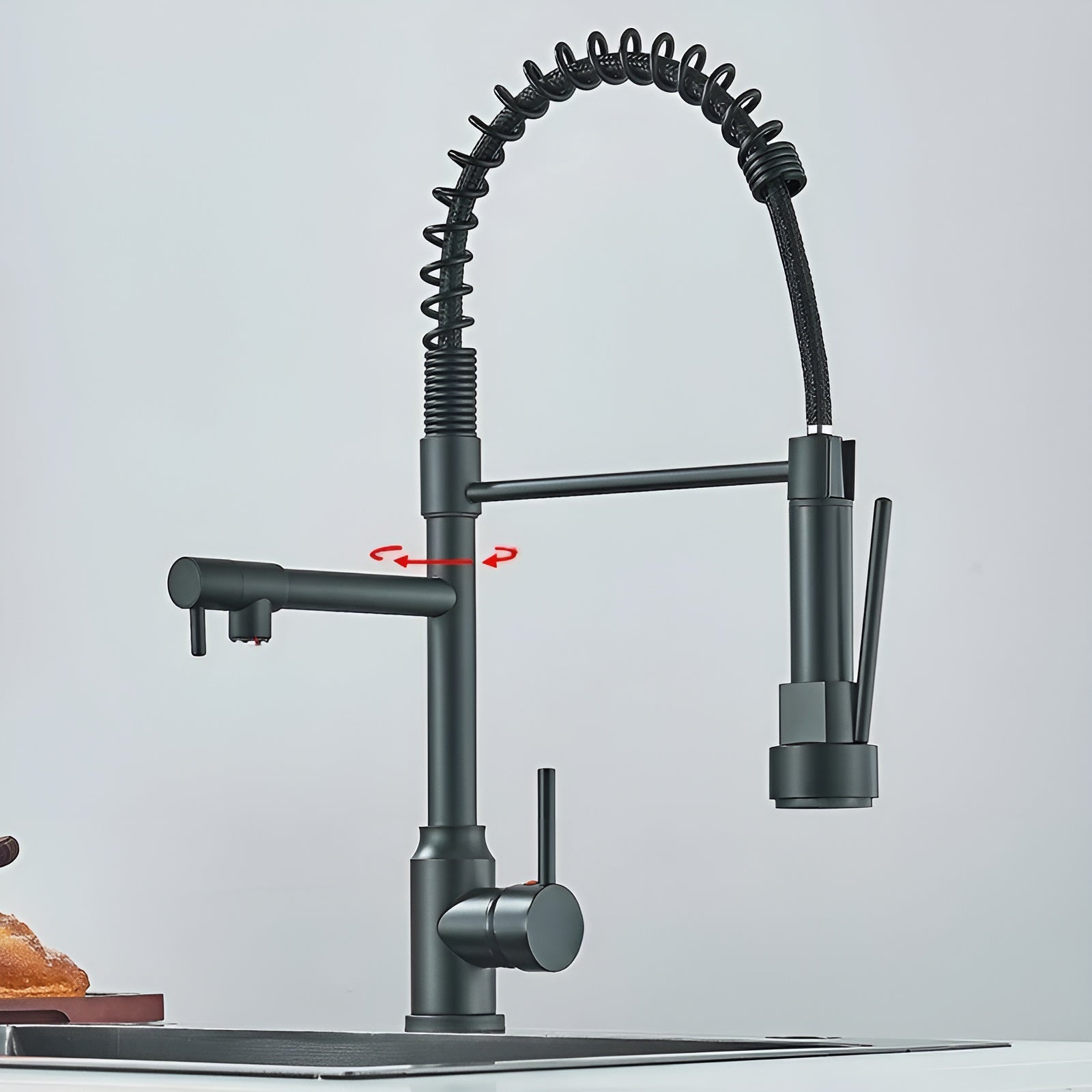 Flexible Küchenarmatur – Drehbarer Wasserhahn | Praktisch und Modern für Jede Küche