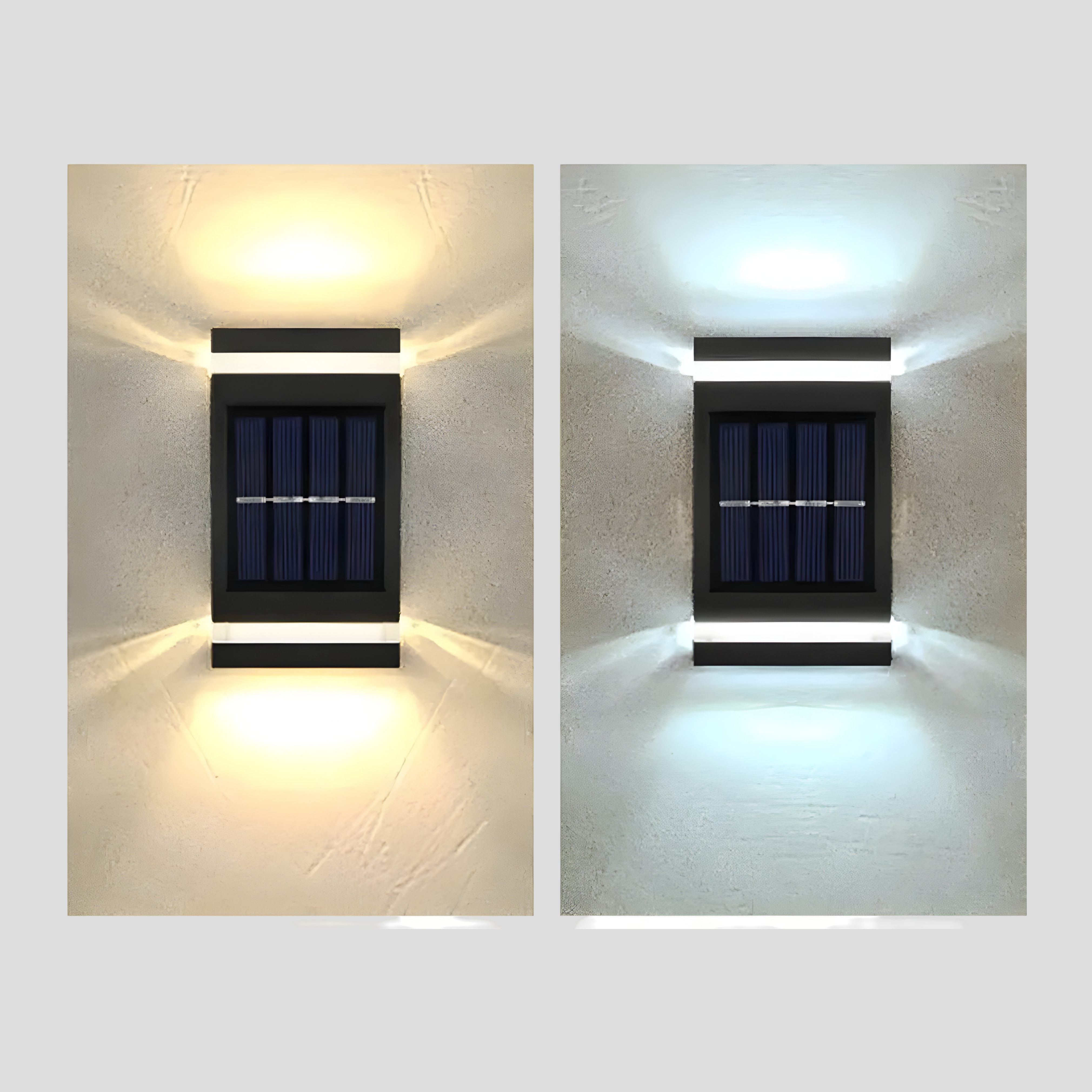 AuraSolar Light - Wasserdichte Solarbetriebene Wandleuchte