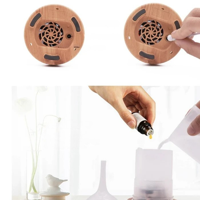 Aromadiffusor mit 3D-Glasdesign – LED-Farbwechsel & Duftölfunktion