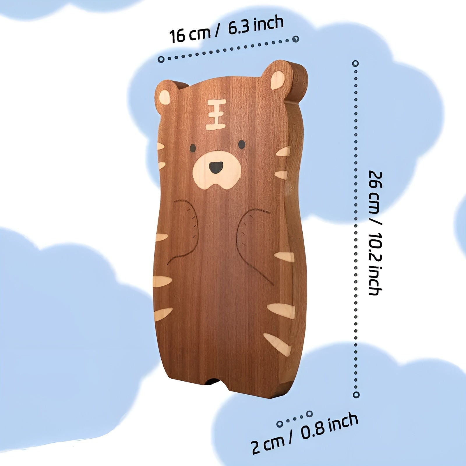 Schneidebrett aus Massivholz – Verspielt in Eichhörnchenform | Lebensmittelecht & Langlebiges Design für Küche & Frühstück