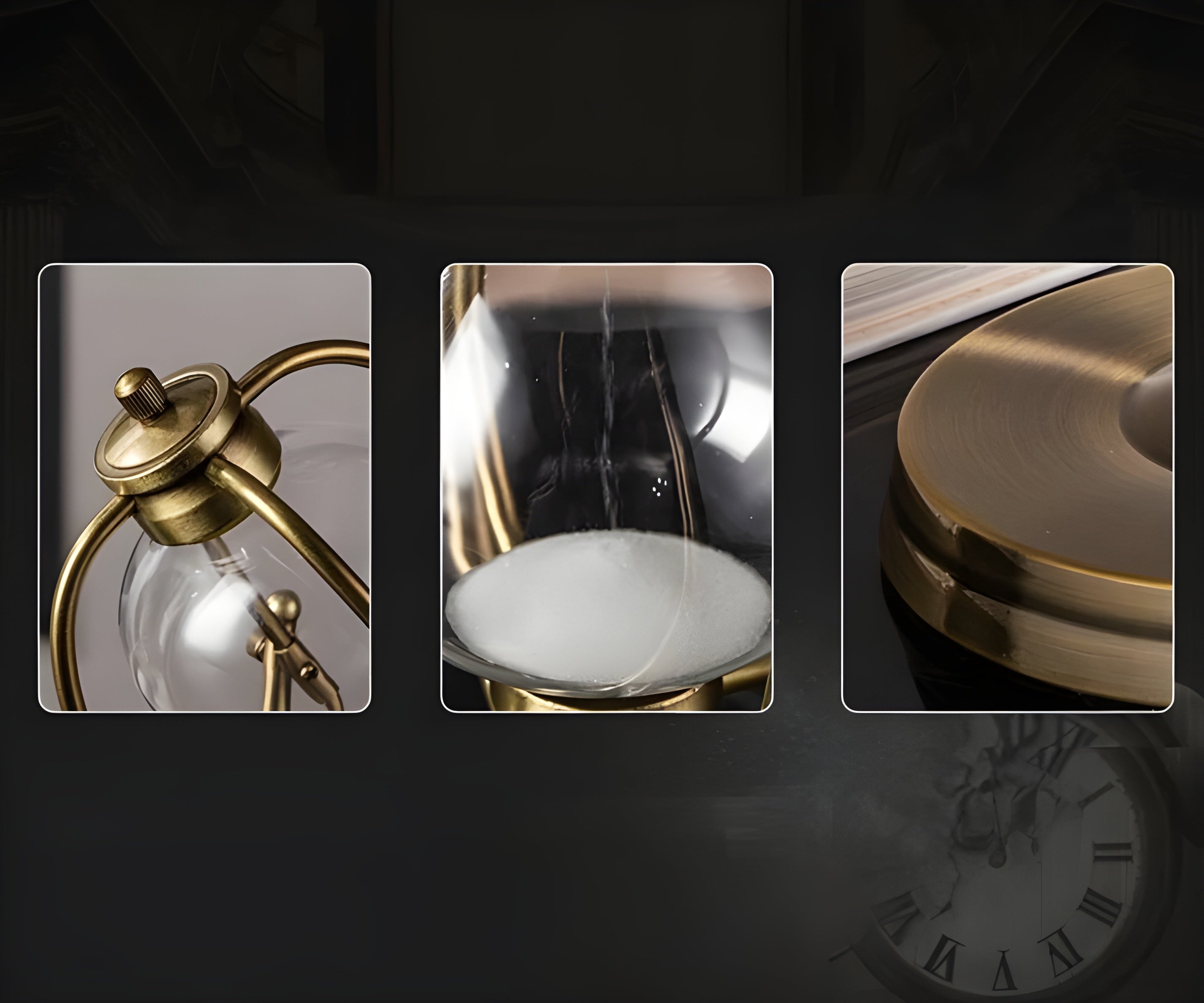 GracefulTime Clock - Luxus-Sanduhr mit Sanduhr