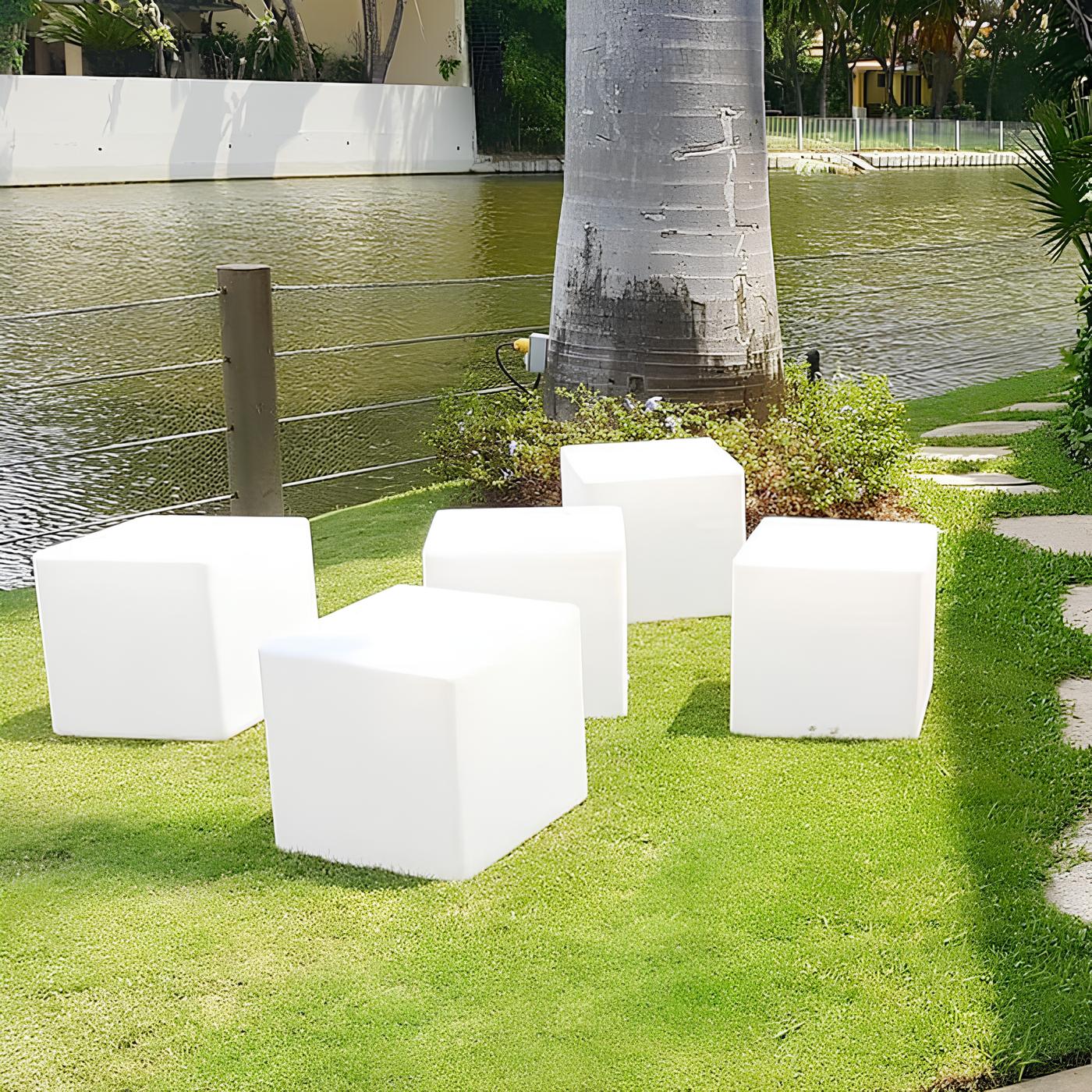 CubeAura Light - Kreative kubische Gartenleuchte