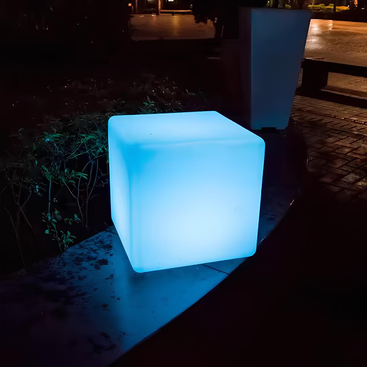 CubeAura Light - Kreative kubische Gartenleuchte