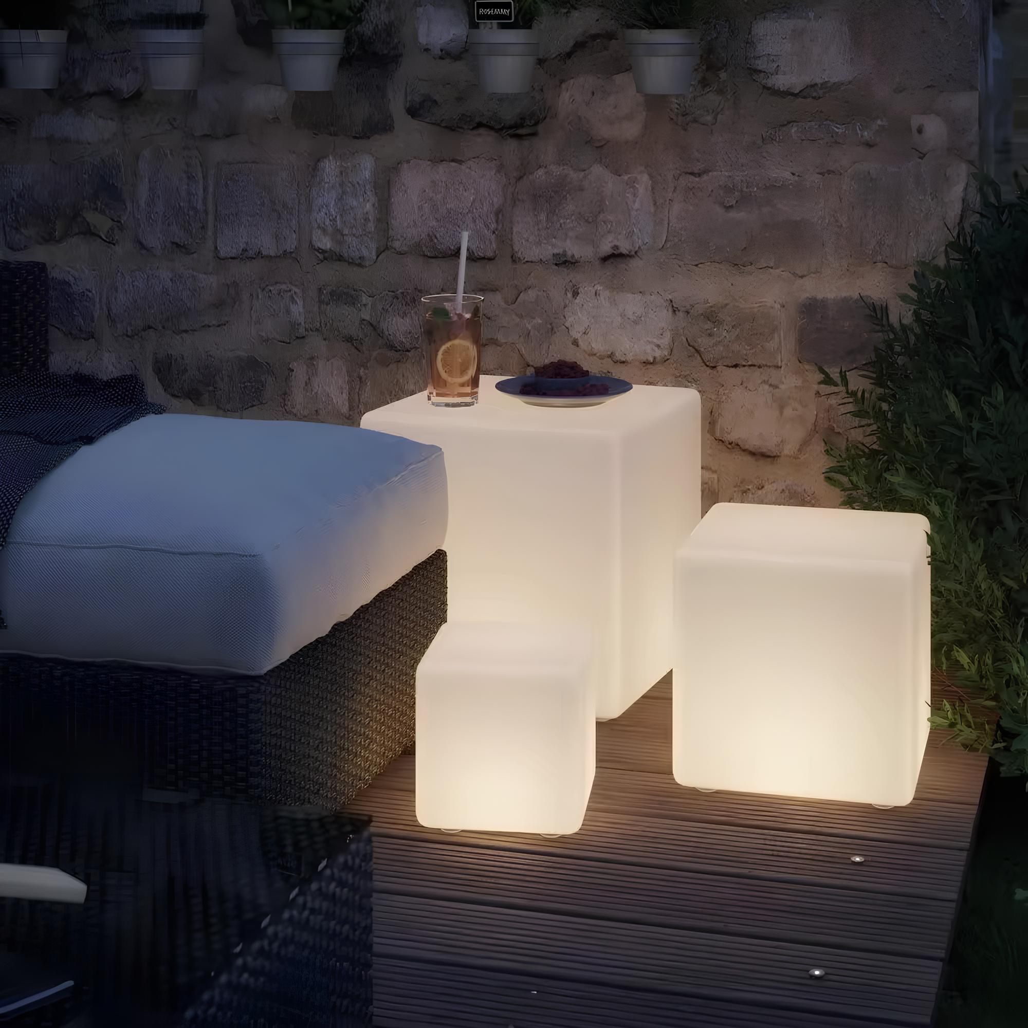 CubeAura Light - Kreative kubische Gartenleuchte