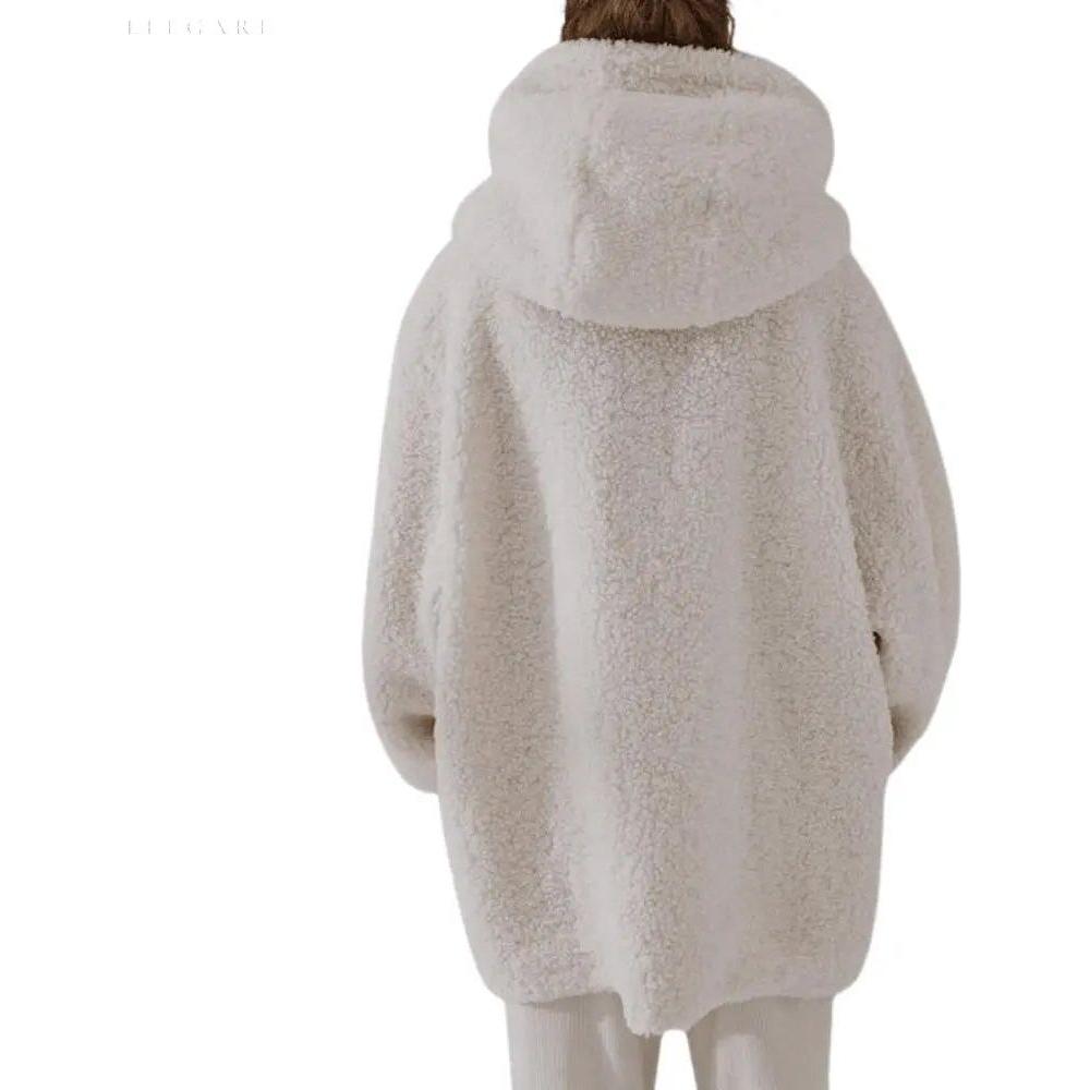 Vikki - Warmer und kuscheliger Fuzzy Fleece Hoodie - Elegare - DEA115 -