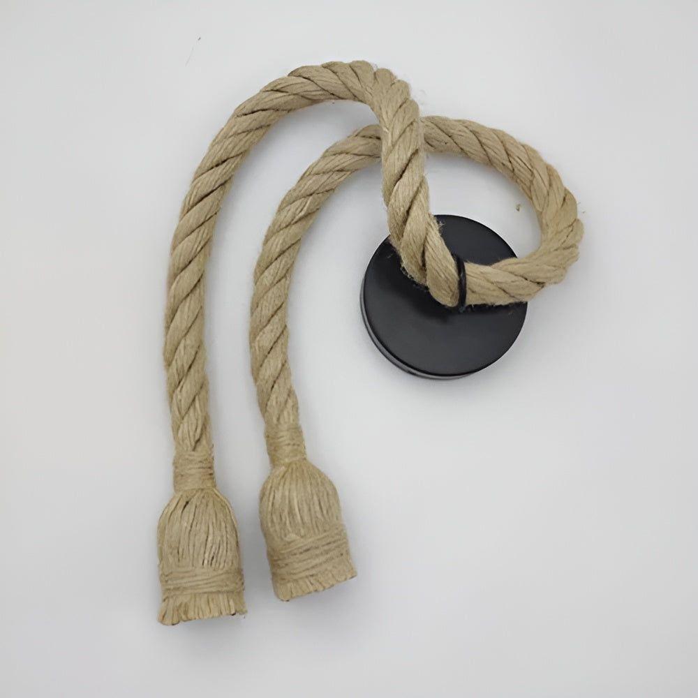 SparkleTwine Light - Italienische Vintage Hängende Pendel Seil Lampe Elegare