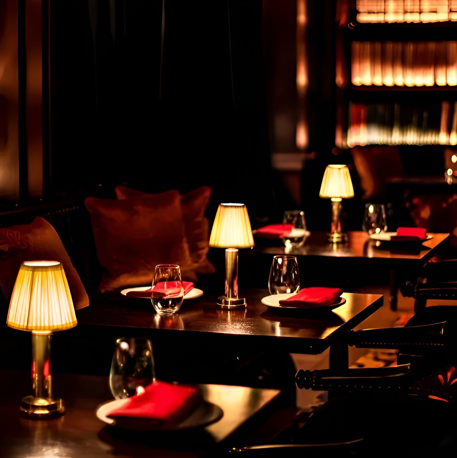 Vintage Tischlampe aus Aluminium – Dimmbare Lampe mit Stoffschirm | Stilvoll für Wohn- oder Bartisch