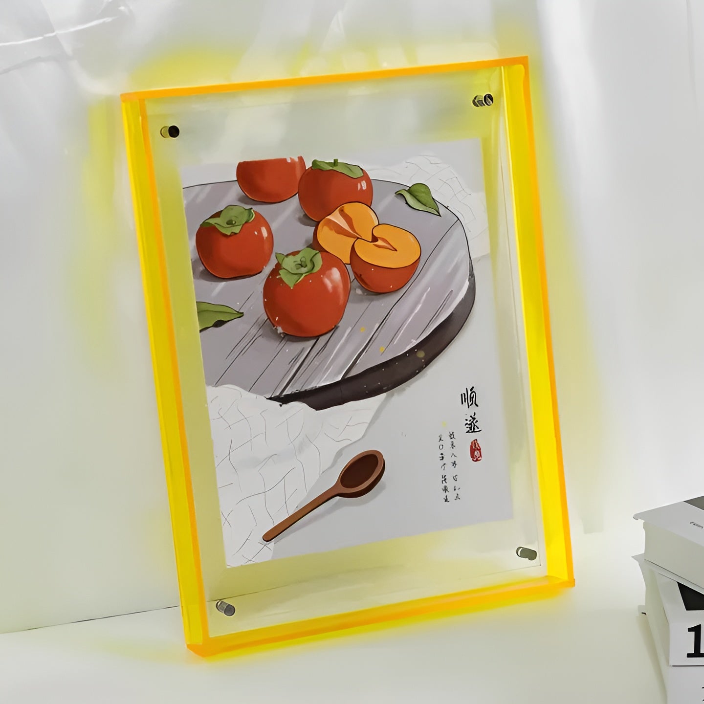 Neon Bilderrahmen aus Acryl – Leuchtend & Stilvoll | Retro-Dekoration im 80er-Jahre Design