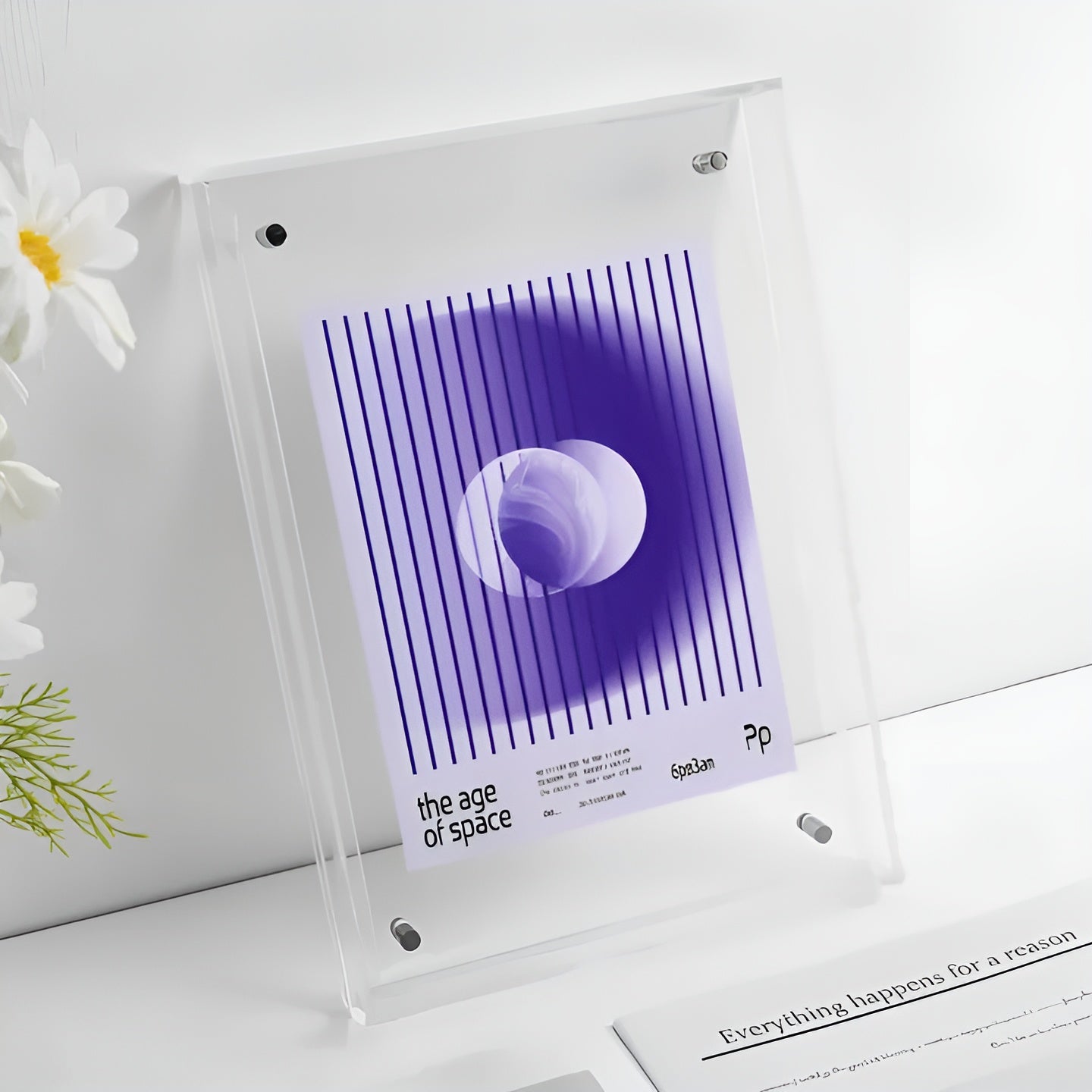 Neon Bilderrahmen aus Acryl – Leuchtend & Stilvoll | Retro-Dekoration im 80er-Jahre Design