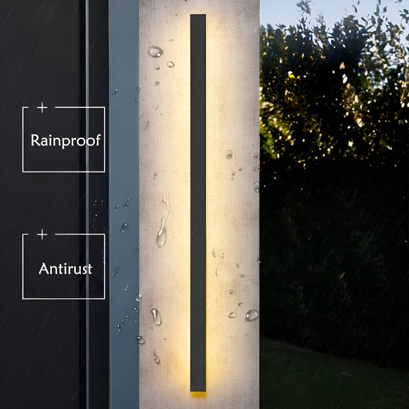 Aluminium LED Außenleuchte – Stilvoll & Wasserdicht | Für Terrasse, Eingang & Wohnzimmer
