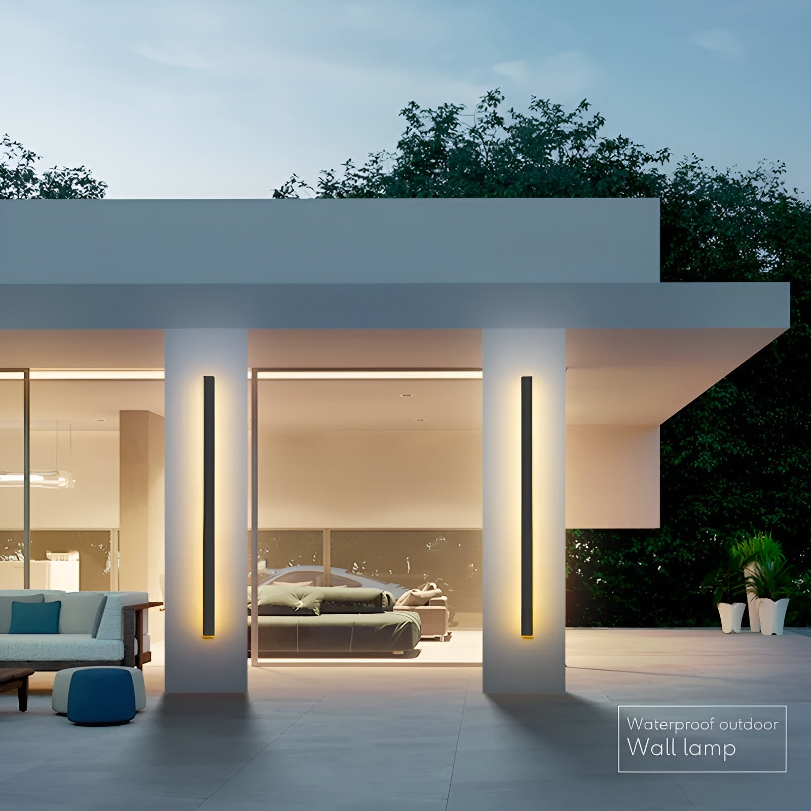 Aluminium LED Außenleuchte – Stilvoll & Wasserdicht | Für Terrasse, Eingang & Wohnzimmer