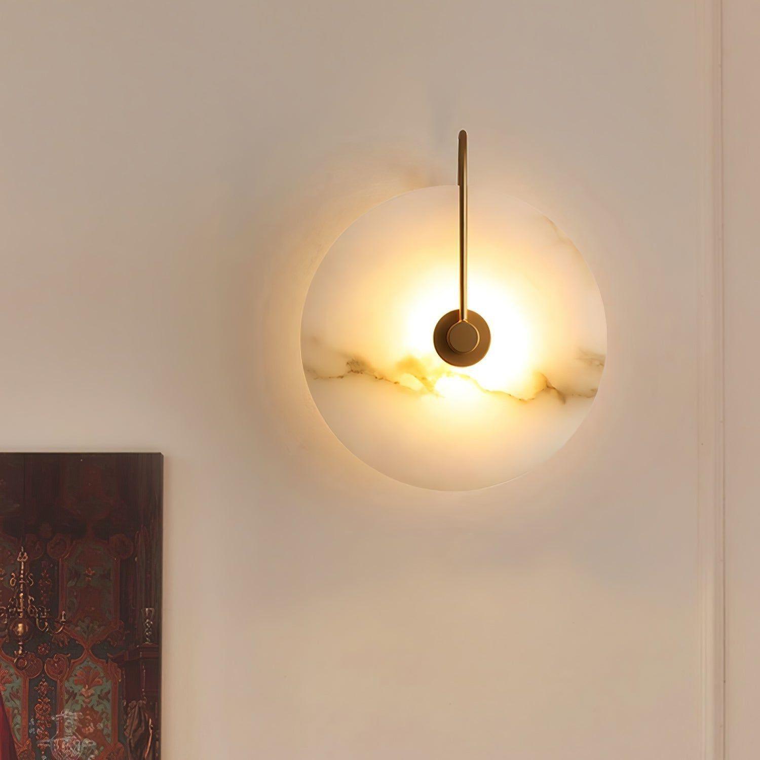 LuxeStone Light - Moderne Stein LED-Wandleuchte