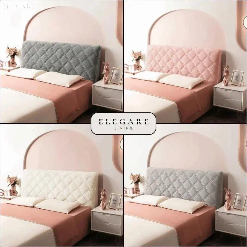 Wovi - Superweicher gesteppter Bettkopfteilbezug - Elegare - DEA084 -