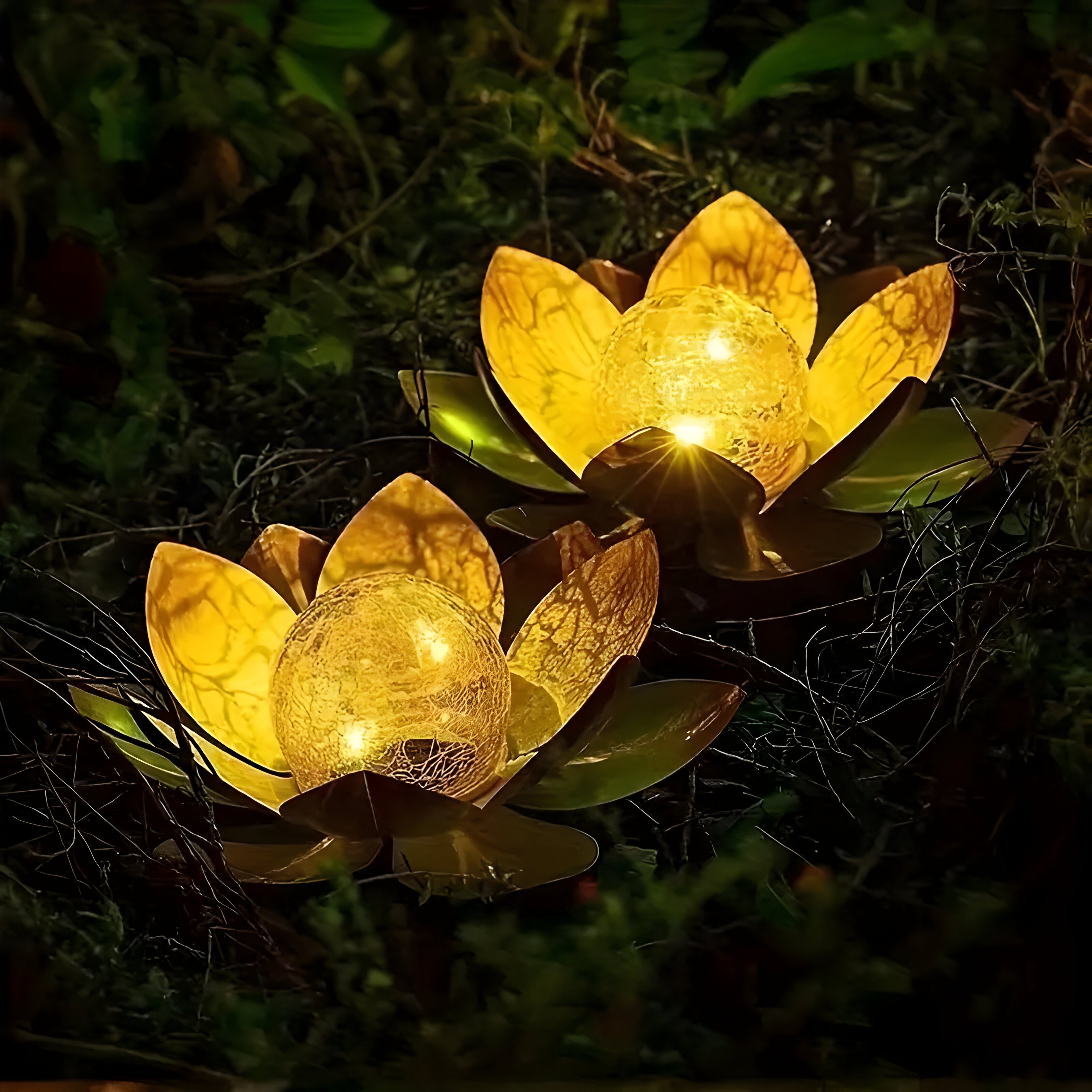 GlowPetal - Solar LED Lotusblumenleuchte