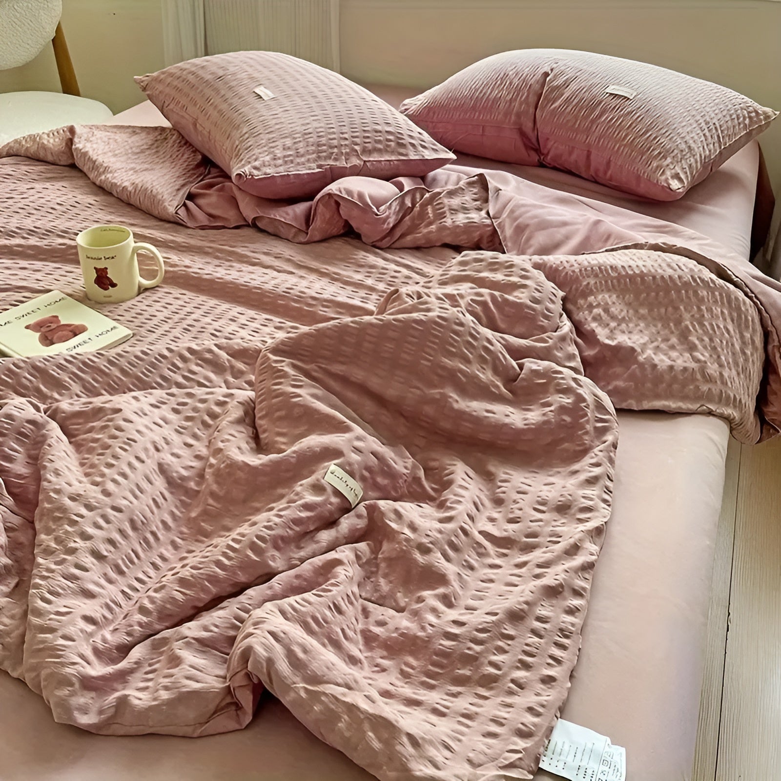 Sommerdecke aus Mesh – Leicht und Atmungsaktiv | Weich & Ideal fürs Schlafzimmer