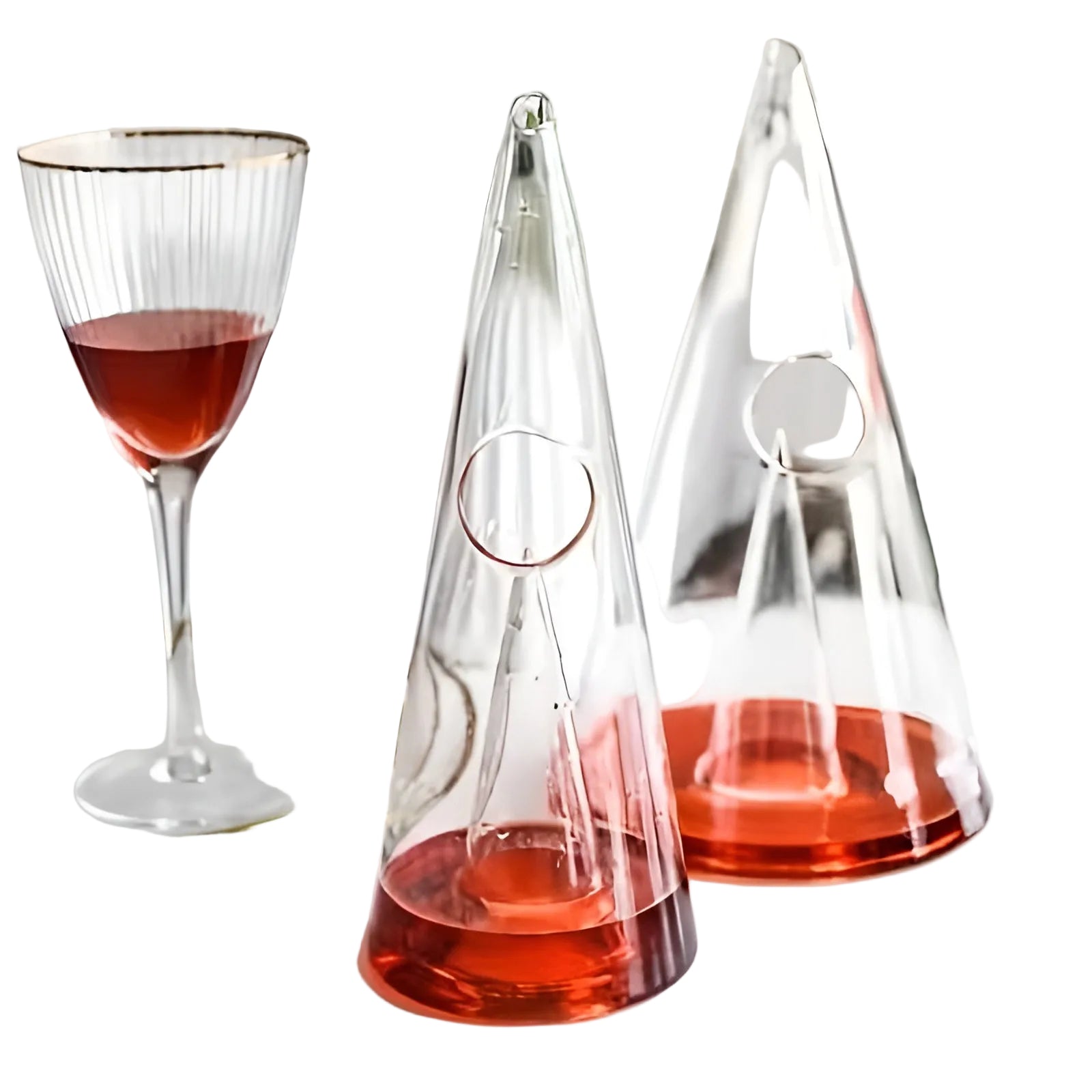 Weindekanter aus Glas – Stilvoll und Elegant | Perfekt zum Belüften von Rotwein bei Dinner und Feiern - Wohnzubehör