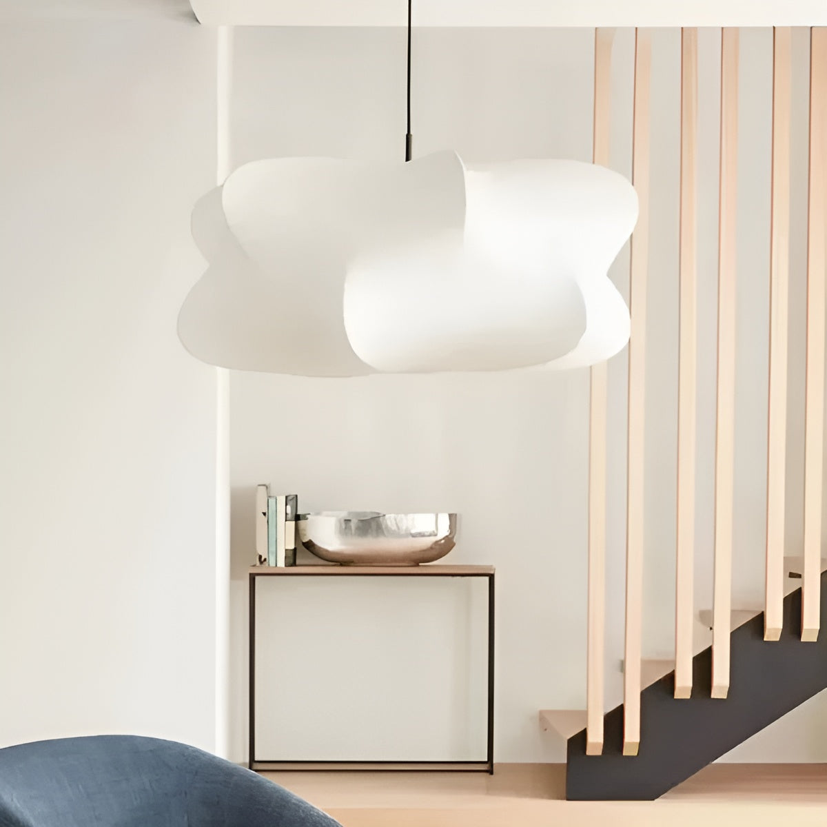 Seiden-Pendelleuchte – Elegantes Wabi-Sabi-Design | Sanftes, Warmes Licht für Wohnzimmer & Essbereich