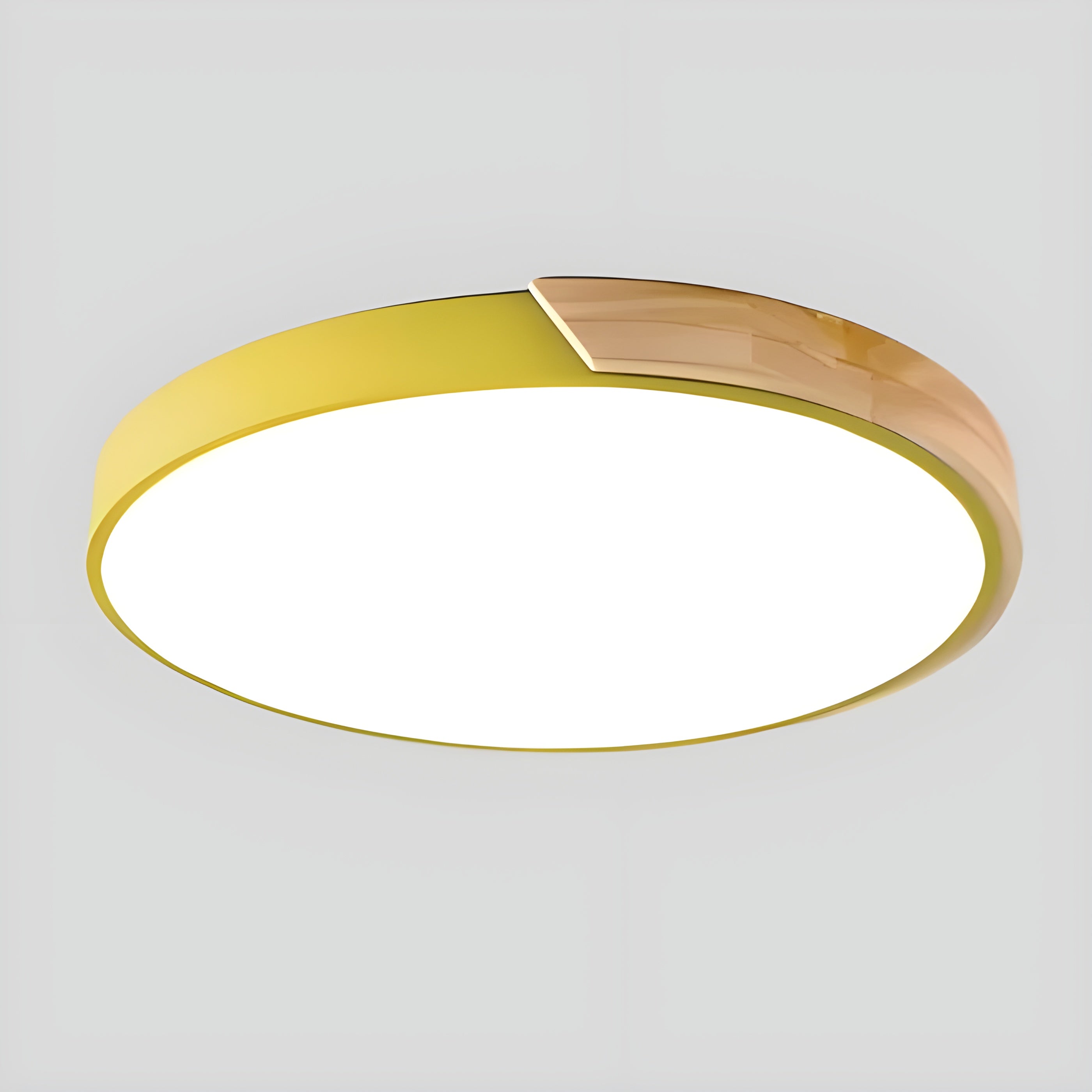 LED-Deckenleuchte aus Holz - Dekorativ & Modern sanften Macaronfarben Skandinavisches Design