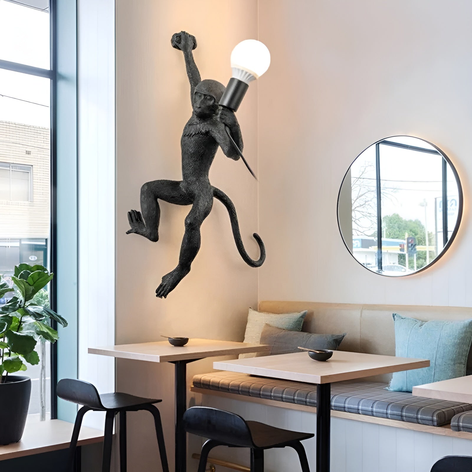 Affen-Wandleuchte – Kreatives Design mit LED-Licht | Verleiht jedem Zuhause Charakter