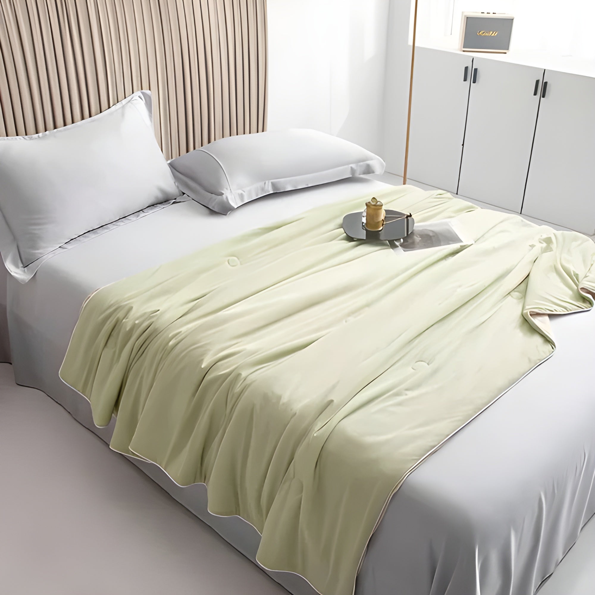 Atmungsaktive Kühldecke – Leichte Sommerdecke für optimalen Schlafkomfort - Decke