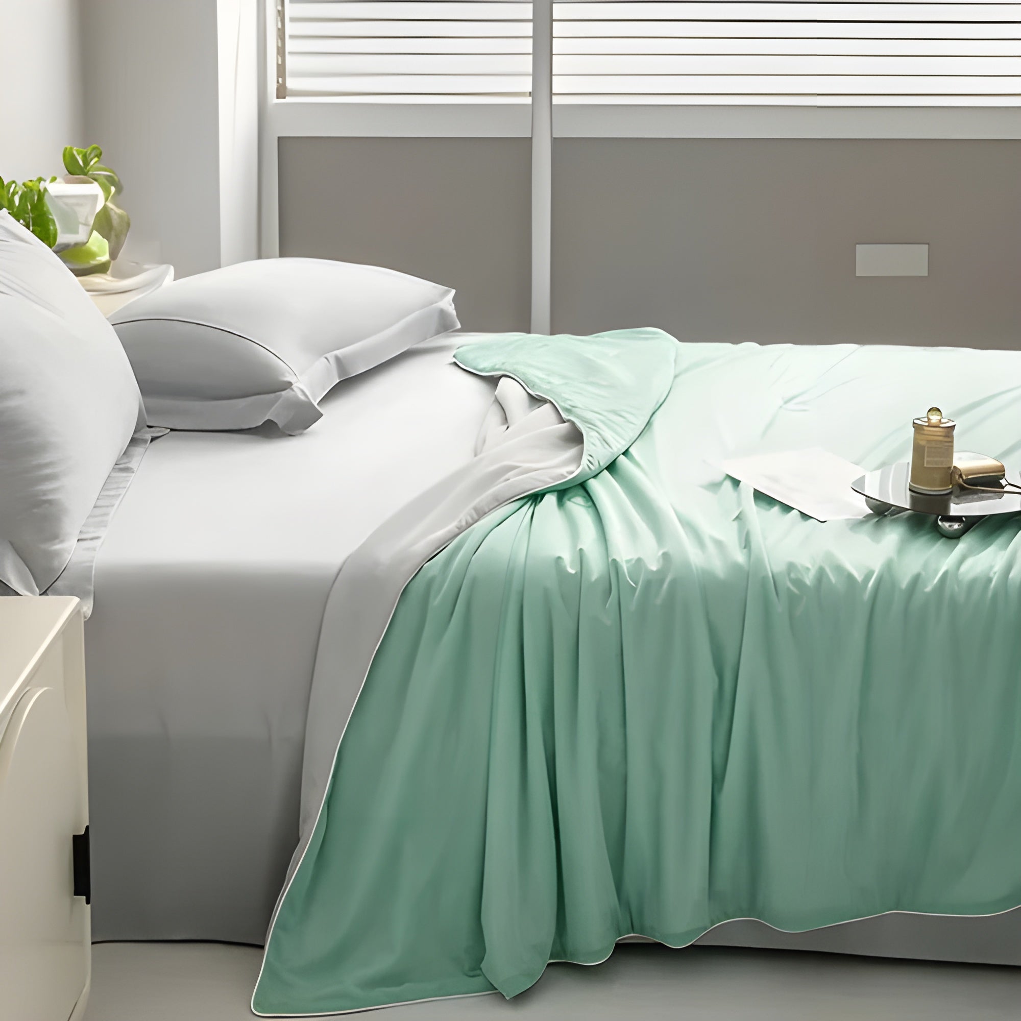 Atmungsaktive Kühldecke – Leichte Sommerdecke für optimalen Schlafkomfort - Decke