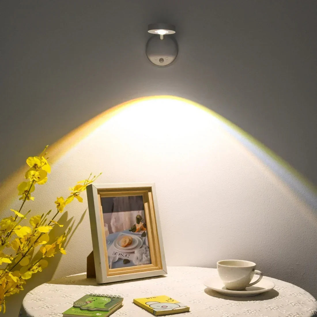 Aufladbare LED-Wandleuchte mit Bewegungsmelder – kabellos - Wandleuchten