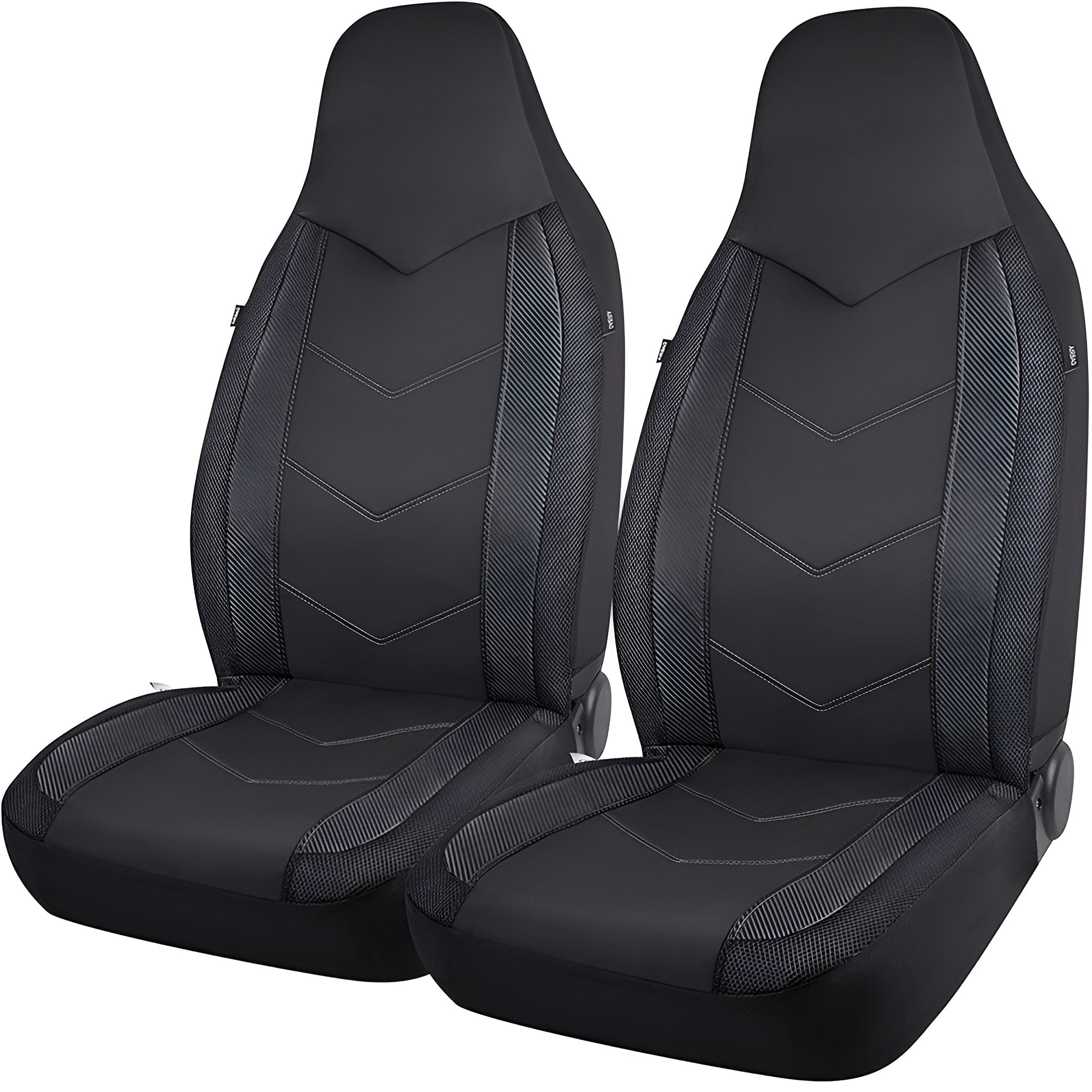 Autositzbezüge mit hoher Rückenlehne – Atmungsaktives Netzgewebe & sportliches Design | Airbag-kompatibel für PKWs SUVs