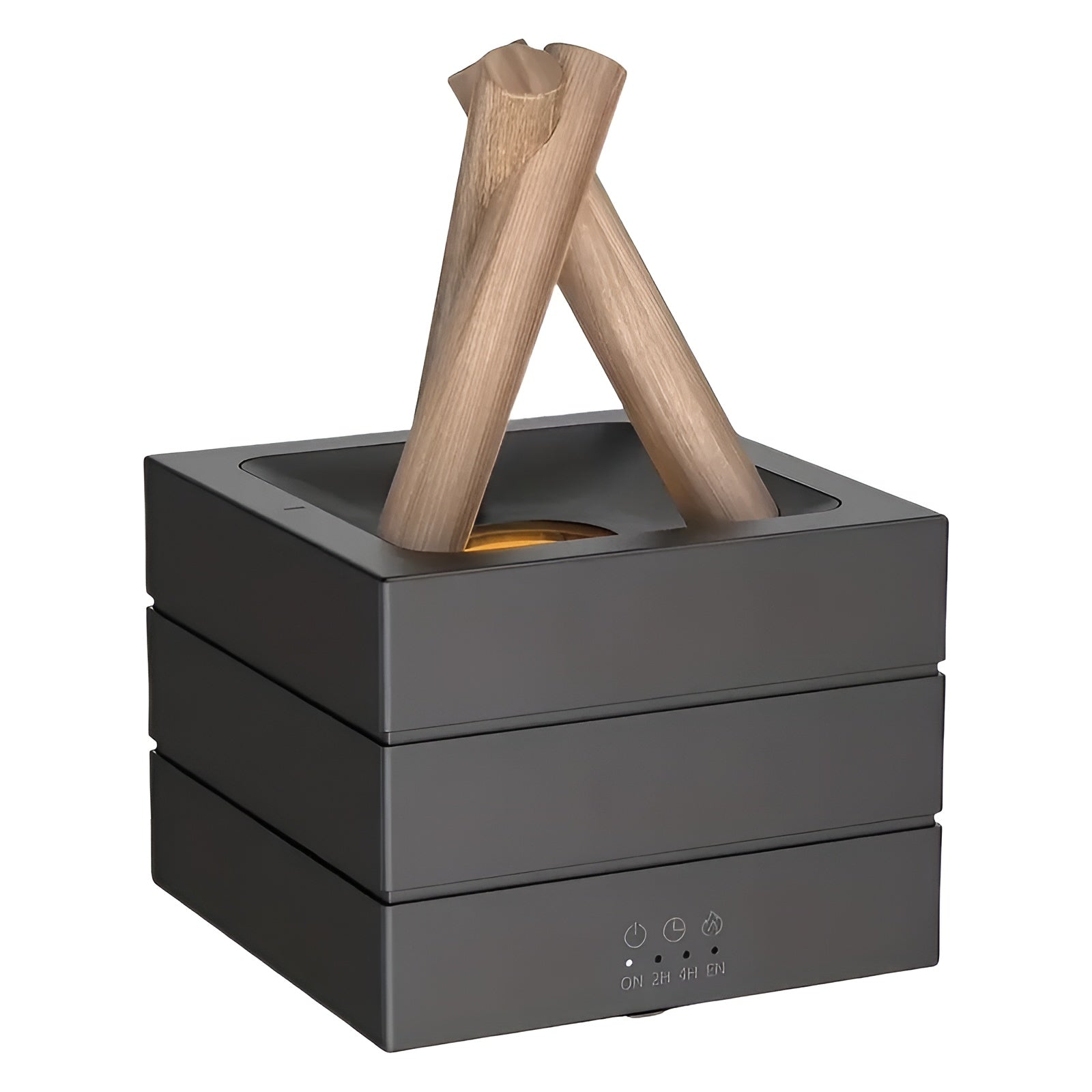 Aroma Diffuser mit Flammeneffekt – Luftbefeuchter & LED-Stimmungslicht | Beruhigend und Dekorativ für Zuhause