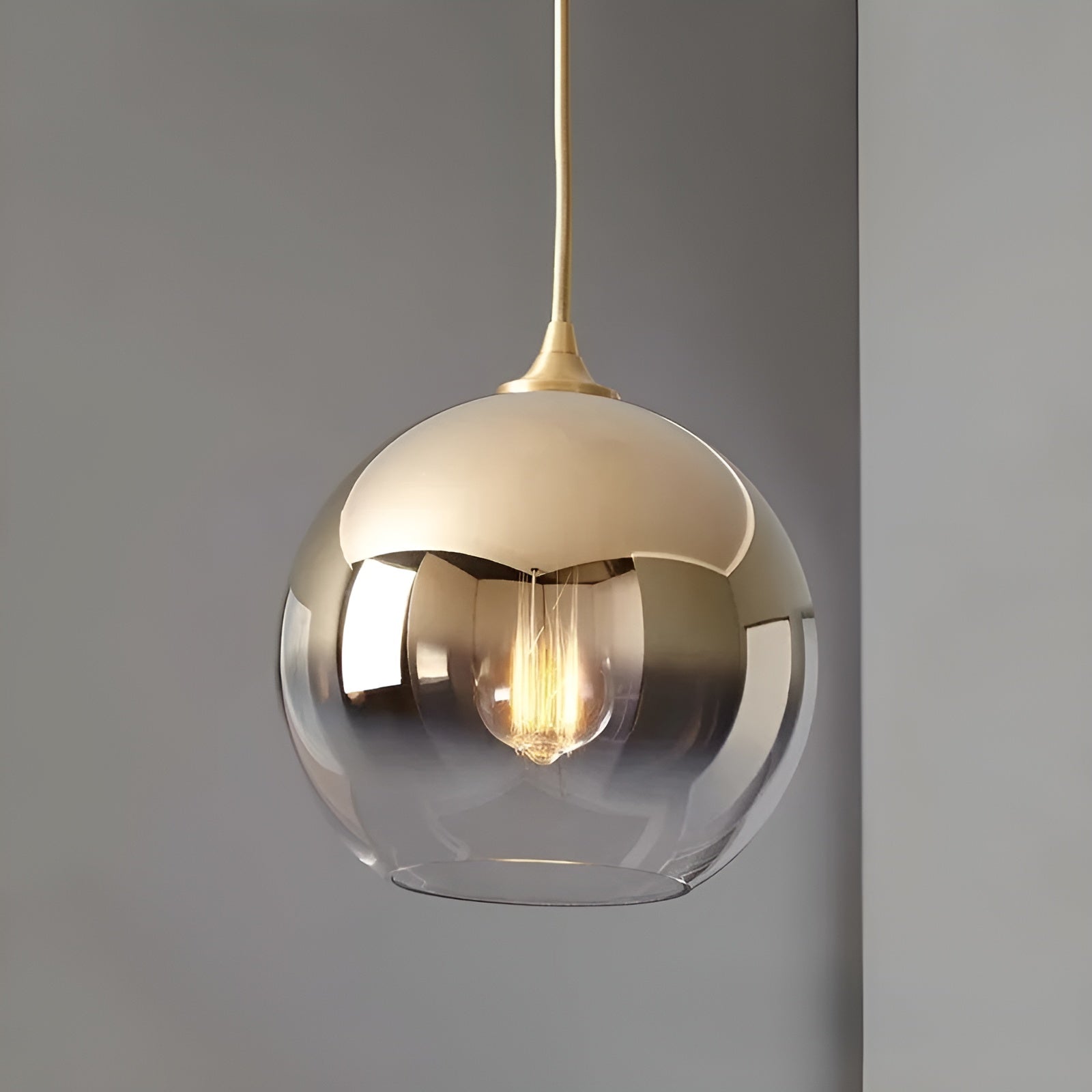 AuraDome Light - Moderne kugelförmige Pendelleuchte