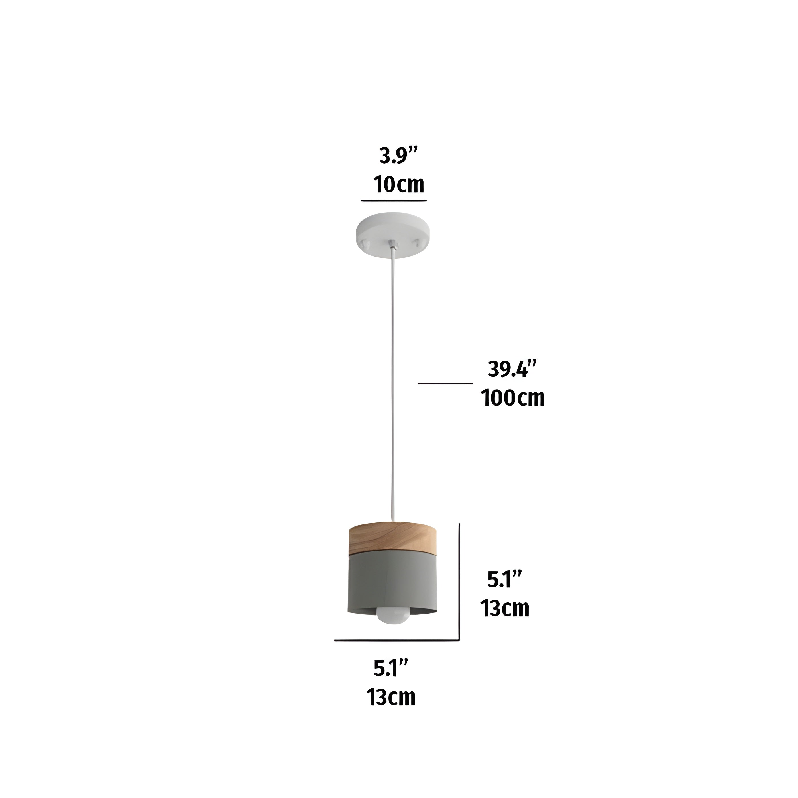 LoftCharm Light - Nordische Holz-Hängelampe